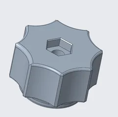 Sterngriffmutter für M3 Hex