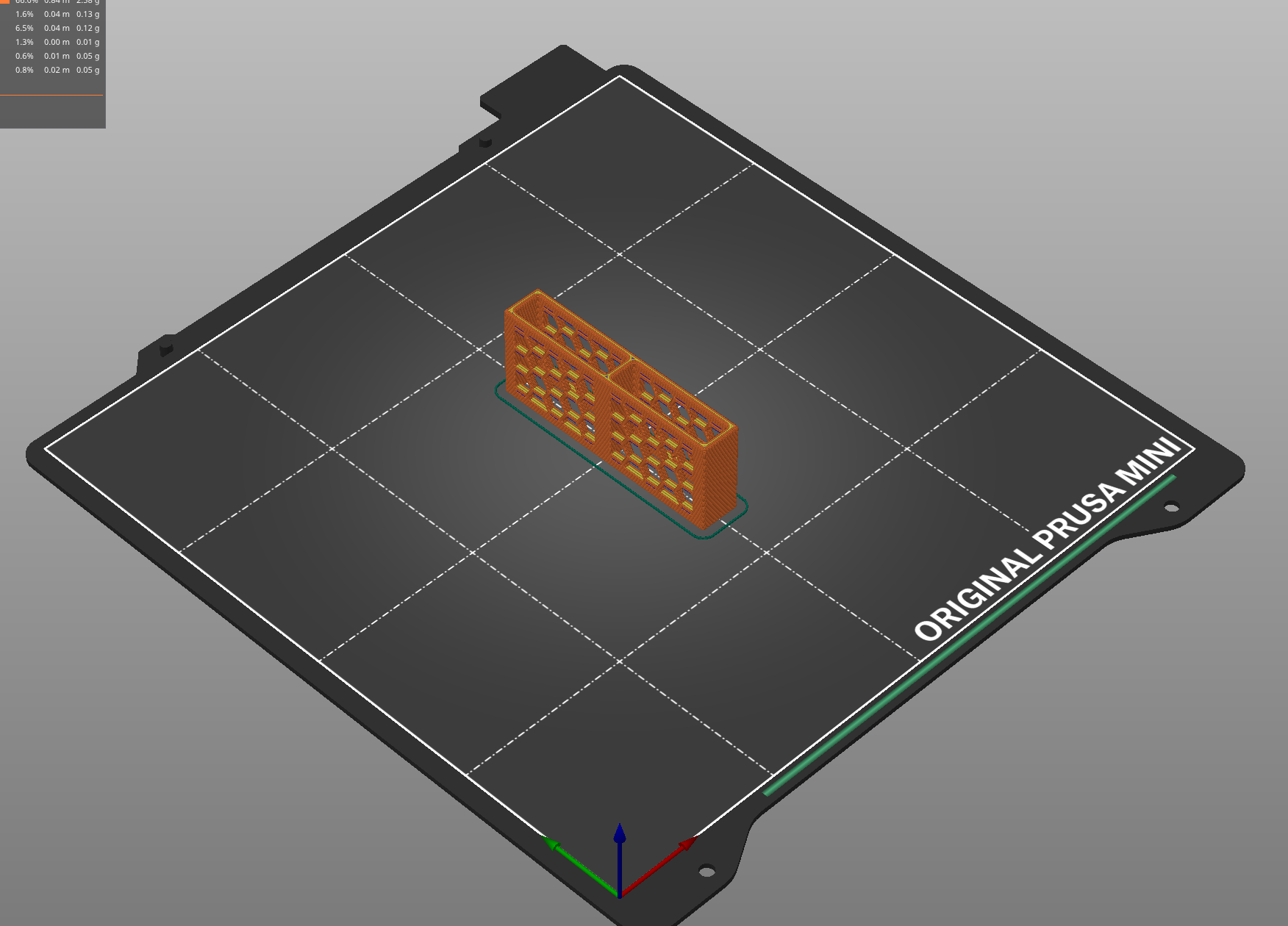 Miniatura 20 do modelo 3D Raspberry Pi 4b SATA SSD modular frame case