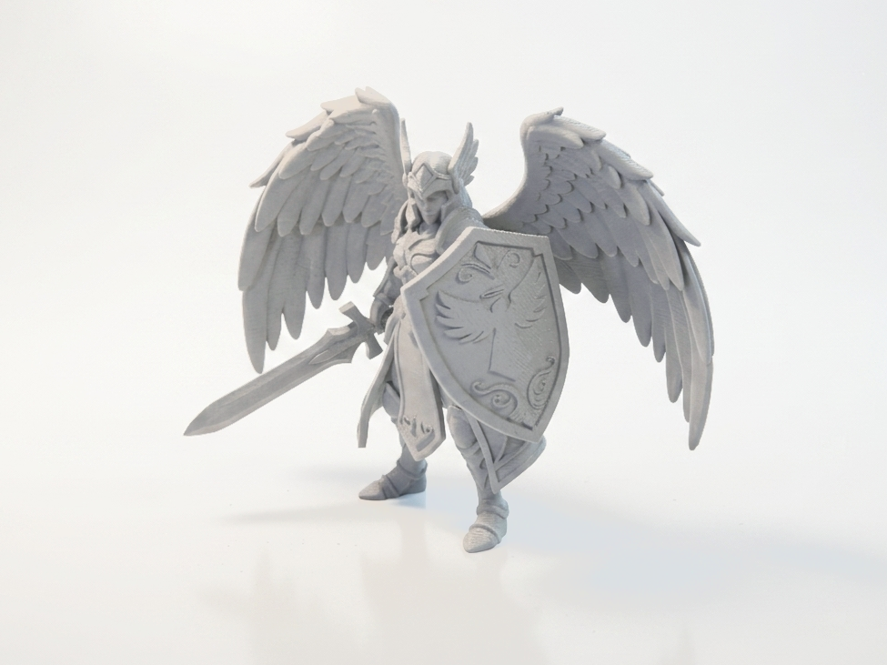 Angel Warrior Winged Figurine Fantasy 3D Printable