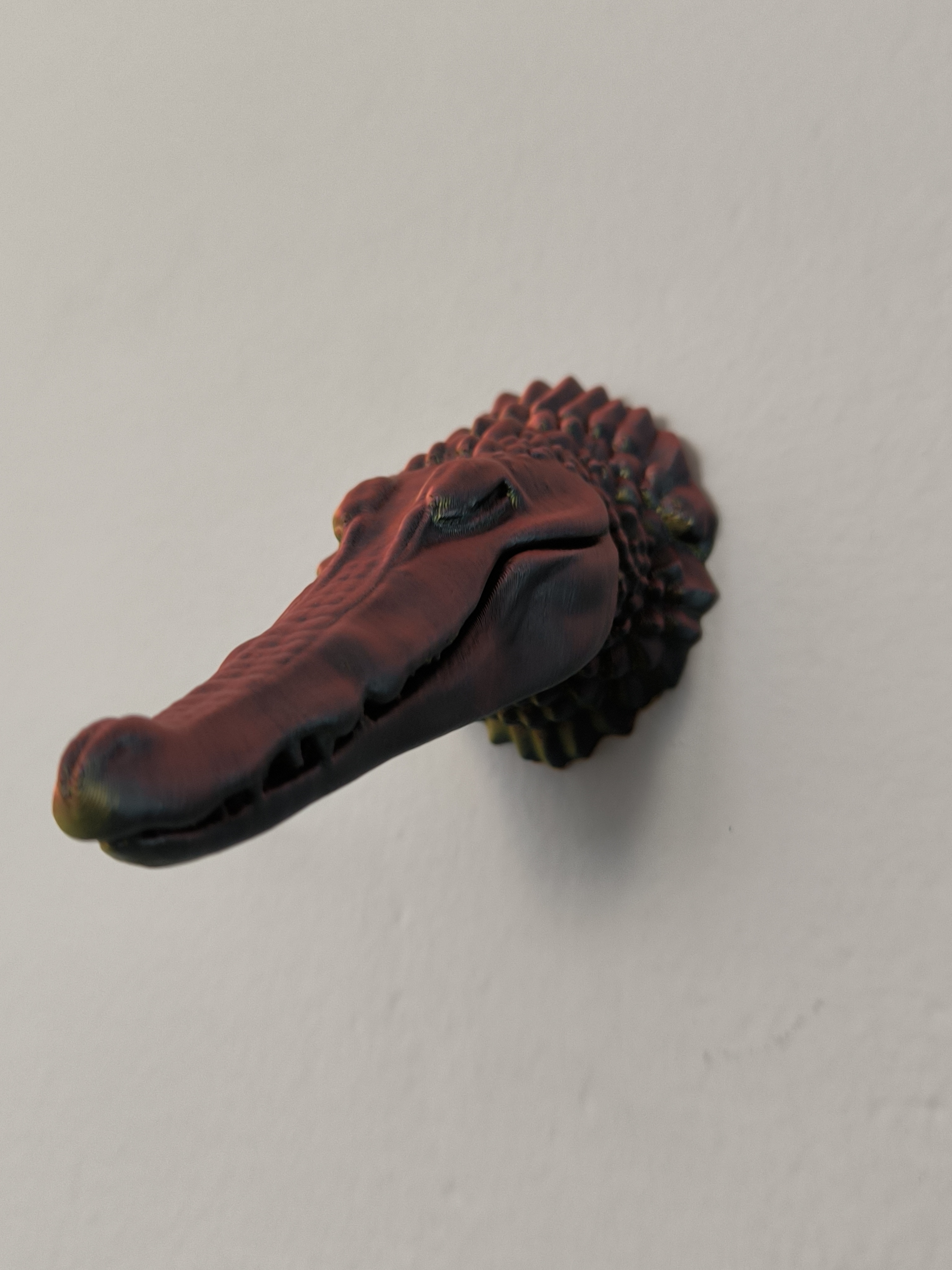 Alligator head - Wall Trophy — thumbnail 3