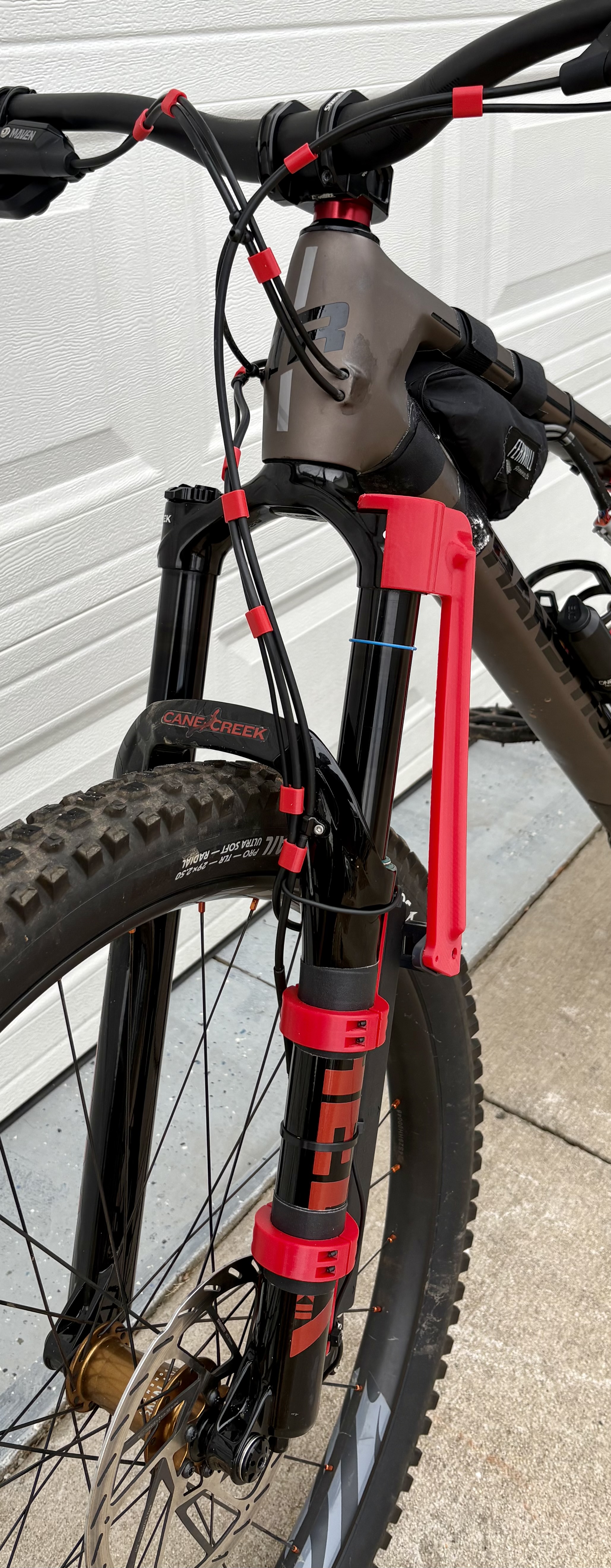 Mountain Bike Data Logger - Fork Stroke Sensor (Cane Creek Helm 2 Coil)