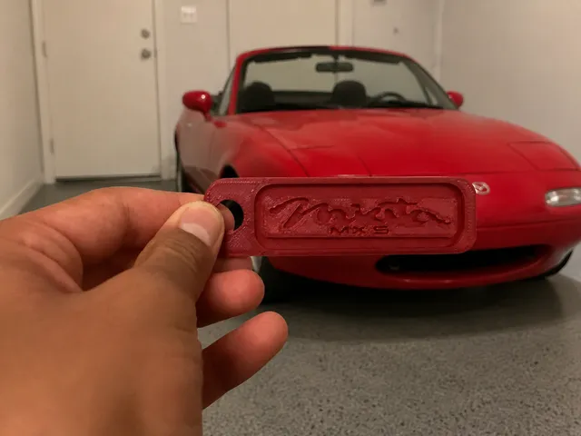 Mazda Miata keychain