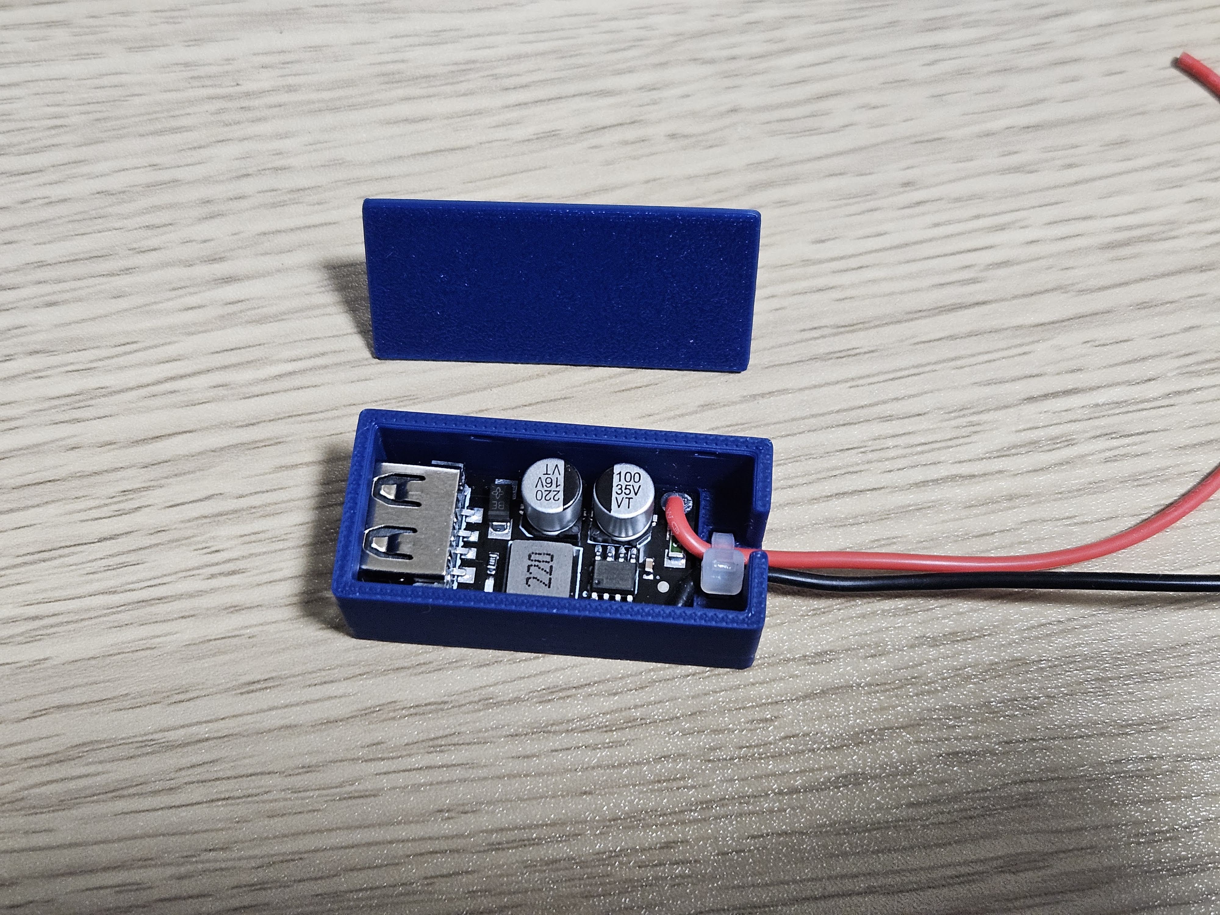 QC 3.0 24w USB module case