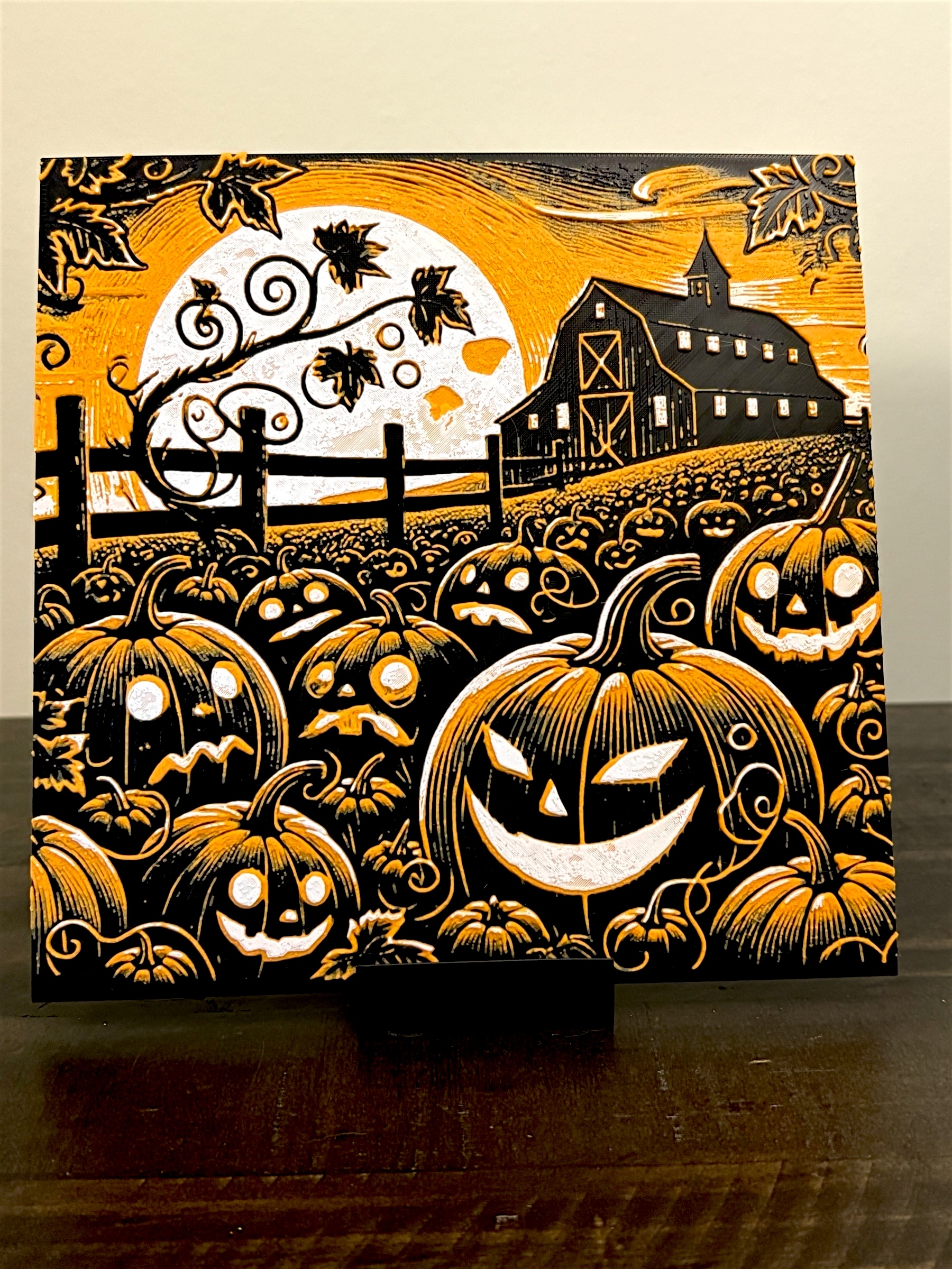 Miniatura 3 do modelo 3D “Pumpkin Patch Panic” – Pumpkin Patch 2 Hueforge