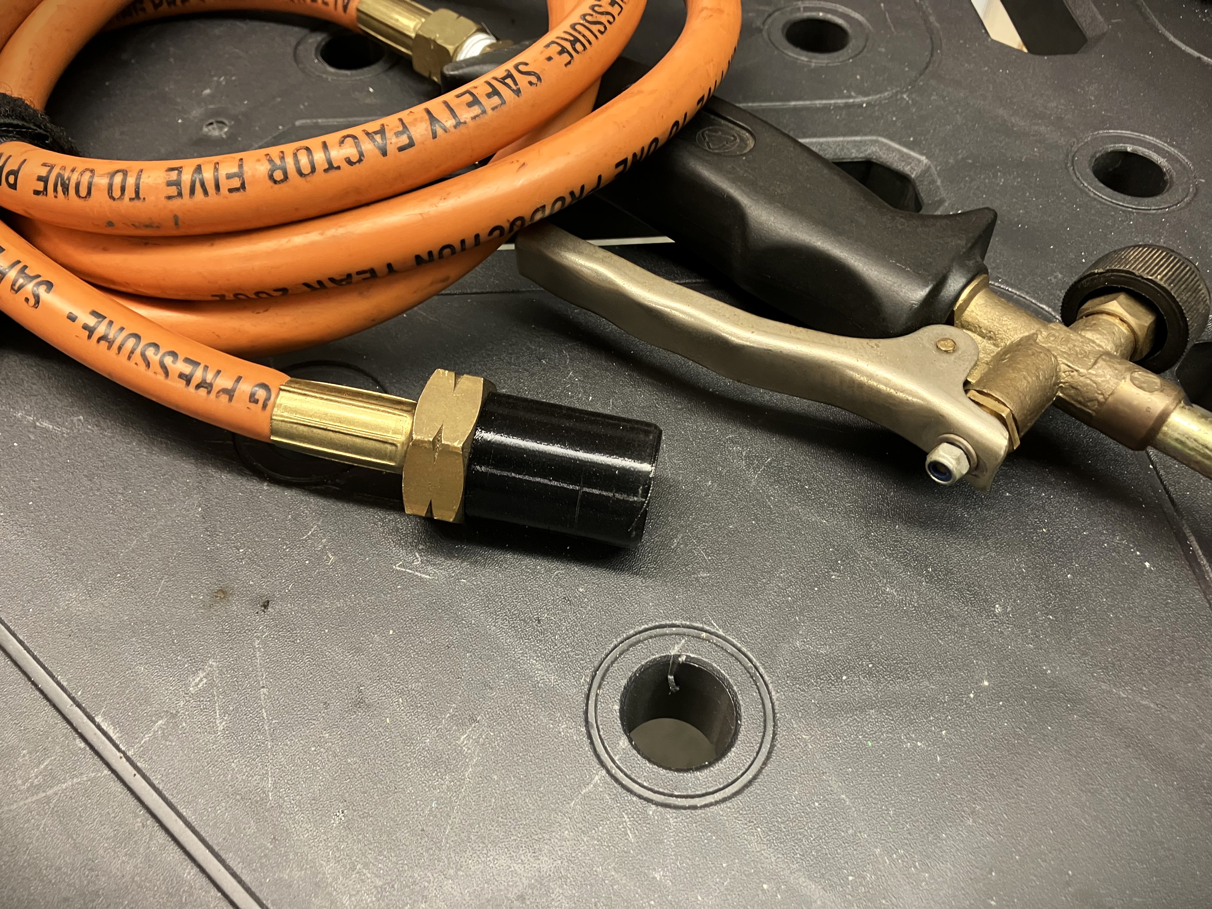 TPU Propane Hose Storage Cap / Dust Cover