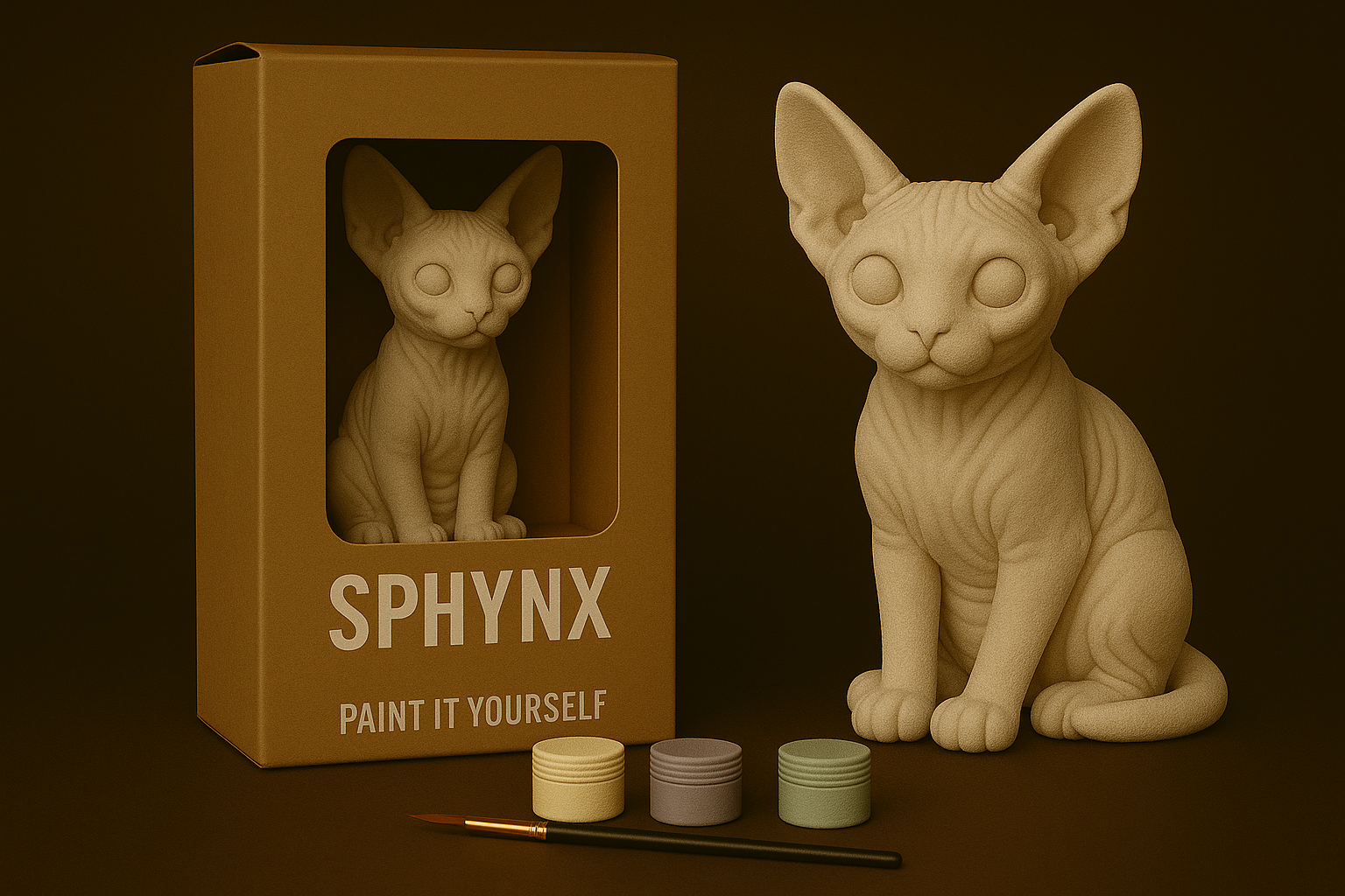 Sphynx – Paint-It-Yourself