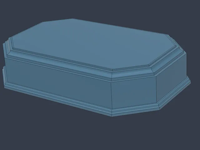 YARQM: Fancy Trophy Base - eight sided