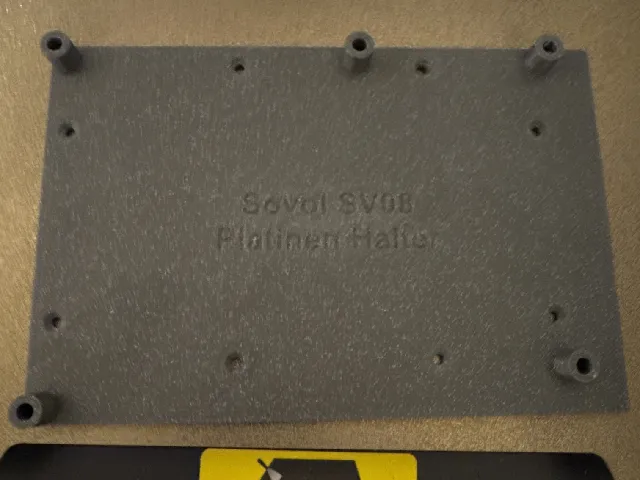 SV08 electronics DIN mount plates