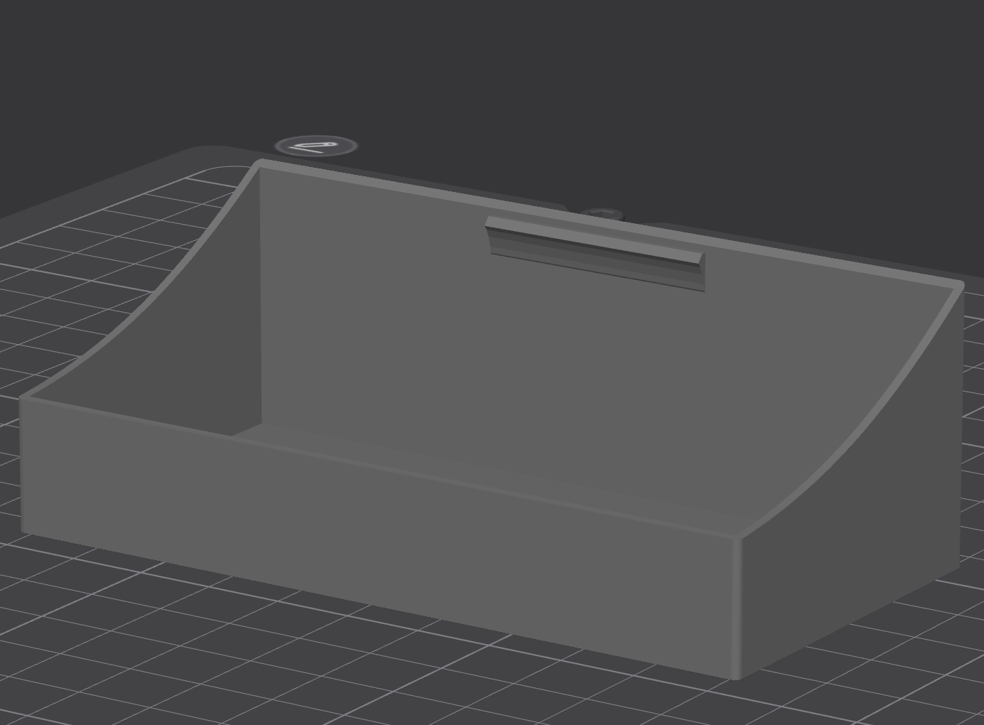 CFS desiccant box with Thumb hold 3D model thumbnail