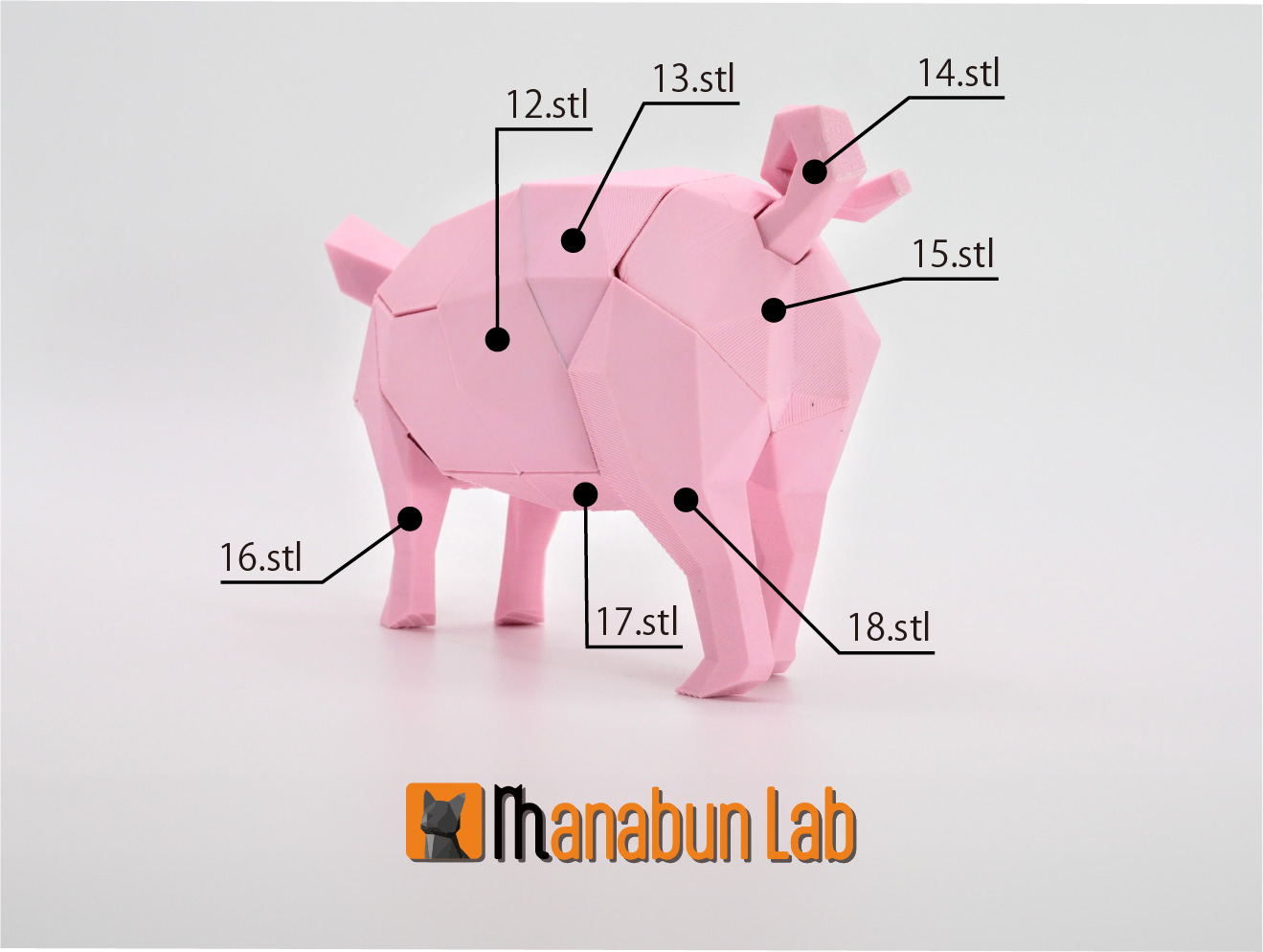 Low Poly Pig Puzzle — miniatura 6