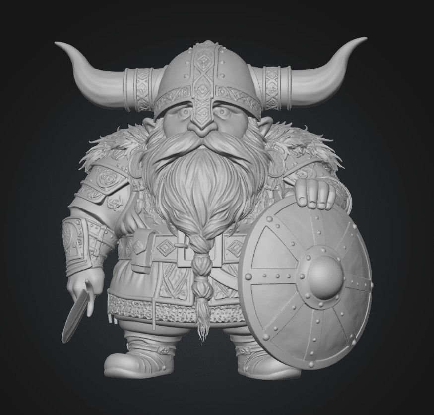 Horned Viking Dwarf