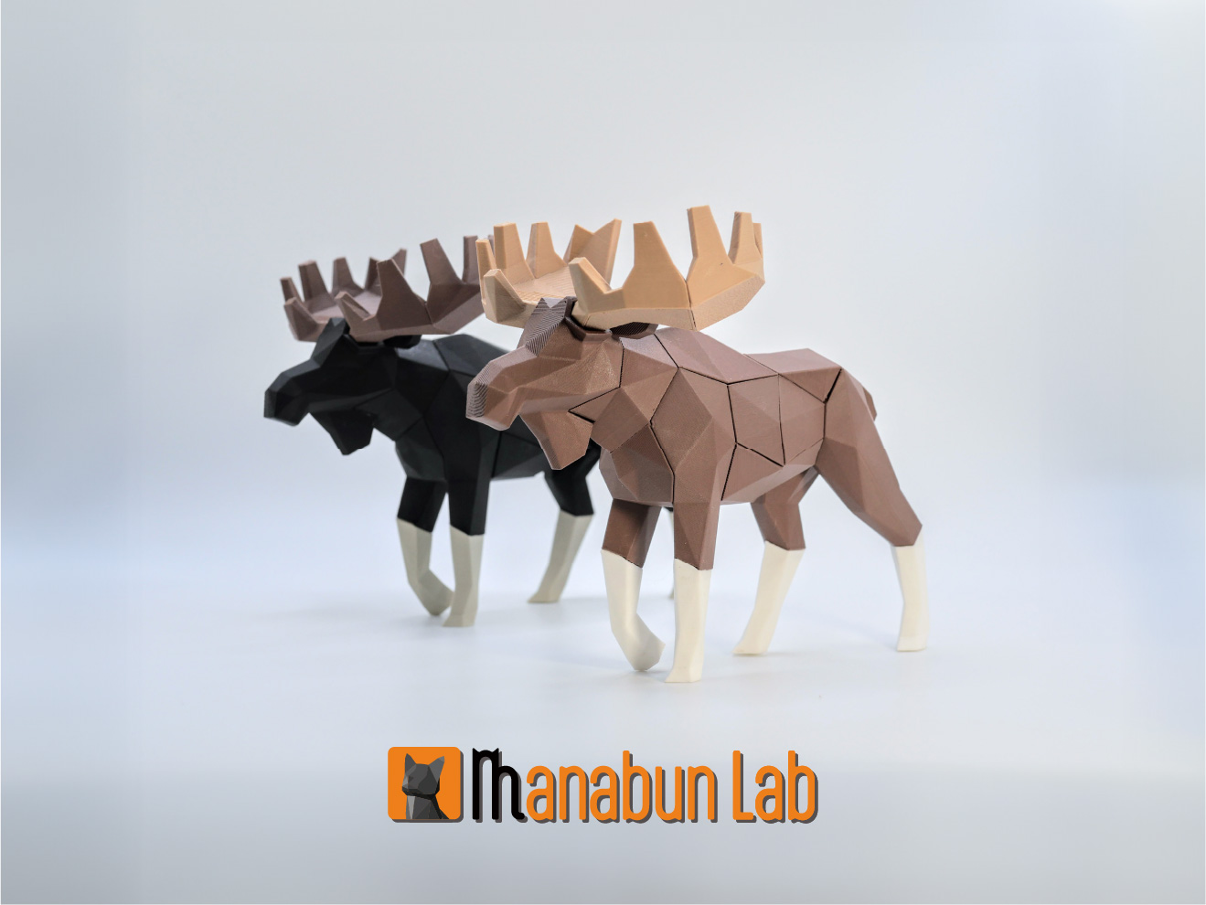 Low Poly Moose Elk Puzzle