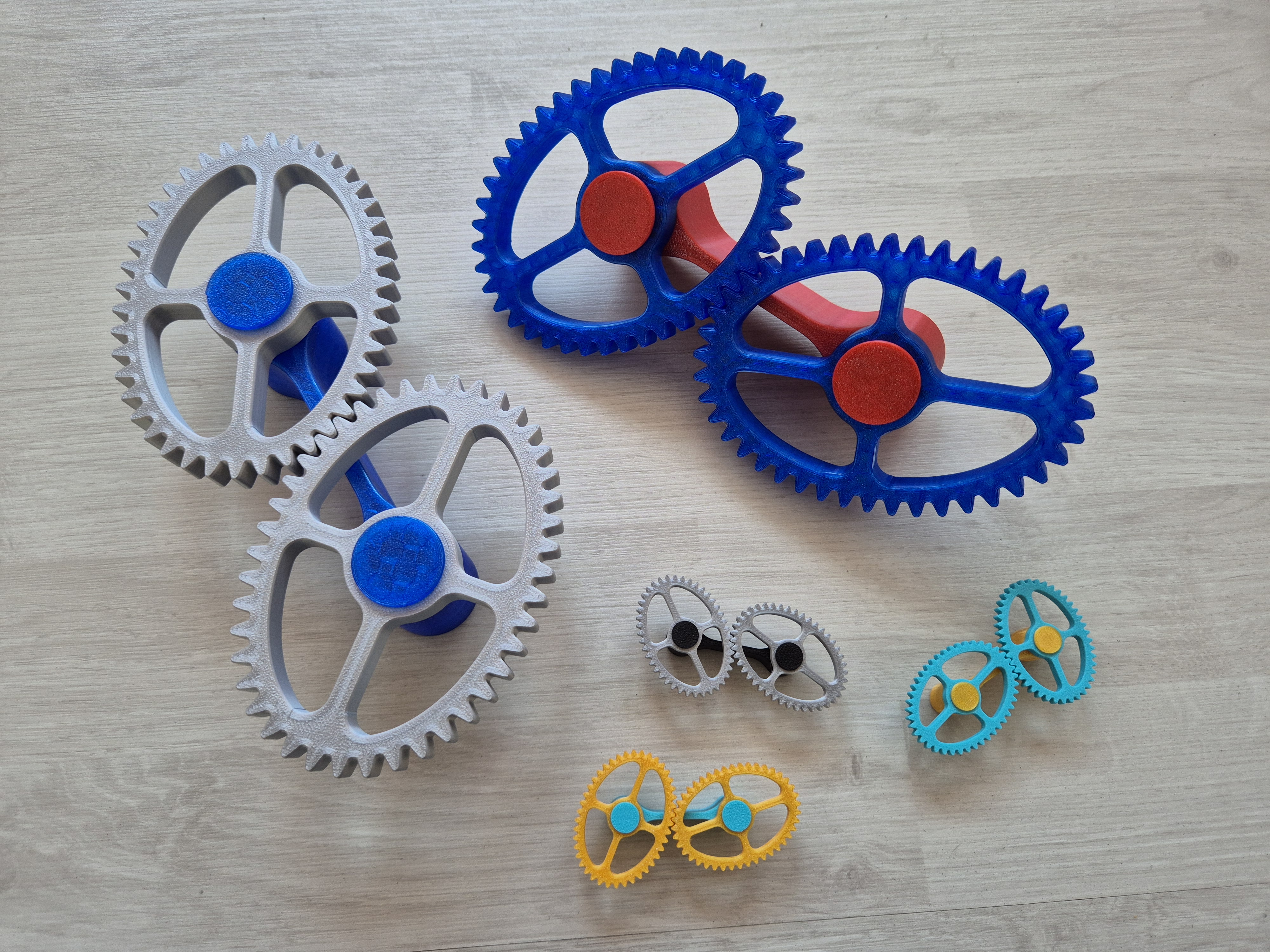 Gear Fidget Spinner - Small, Medium, Massive