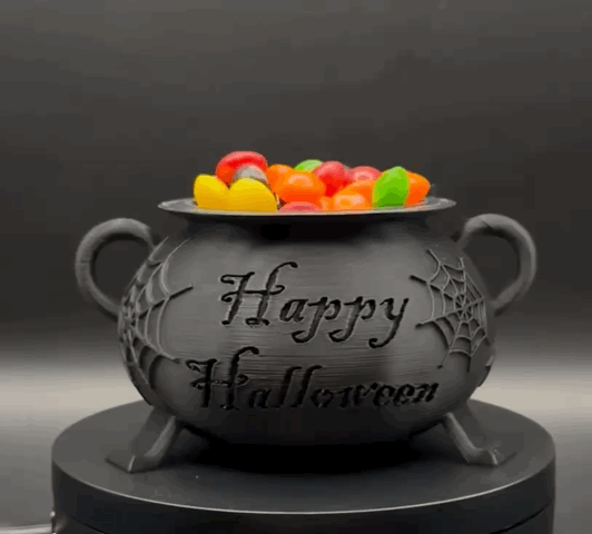 Halloween Kitchen Witches Cauldron with Optional Witches Hat Lid & Spoon