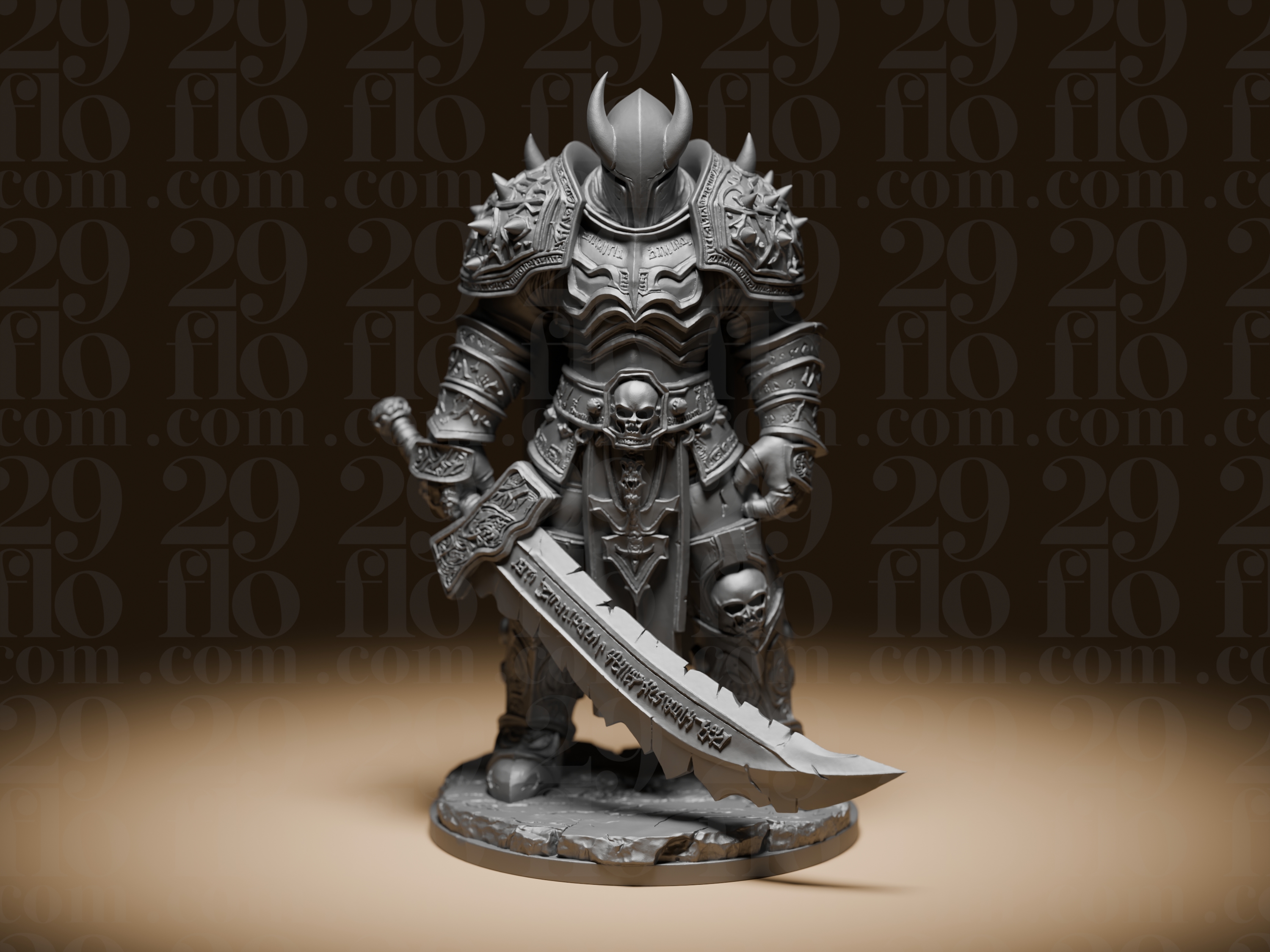 Miniatura 5 do modelo 3D Monster Warrior #04