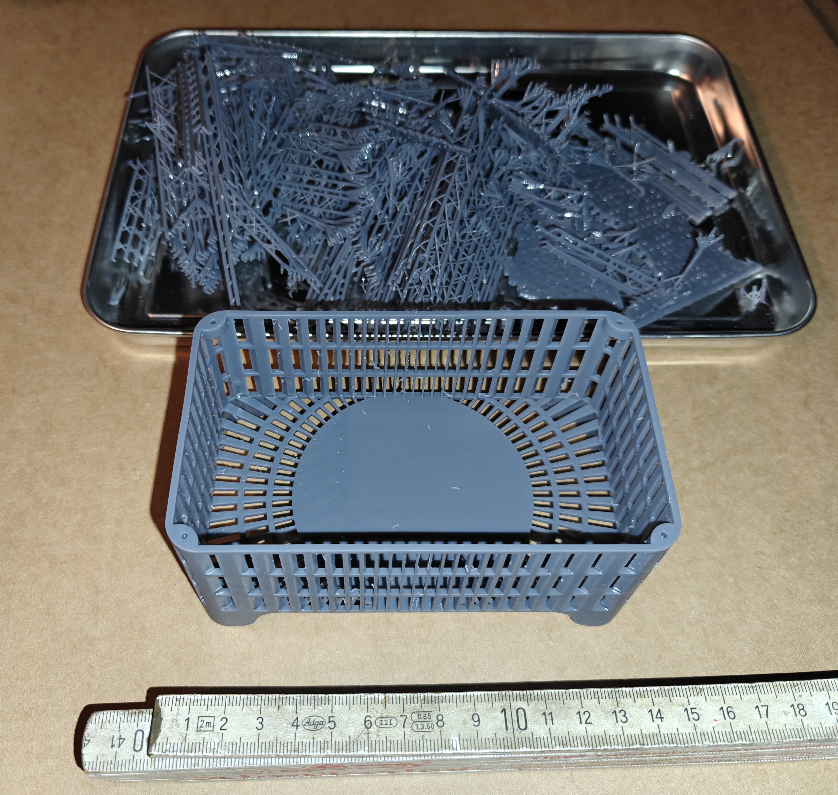 Resin print washing tray for rectangular IKEA 365 4.2L