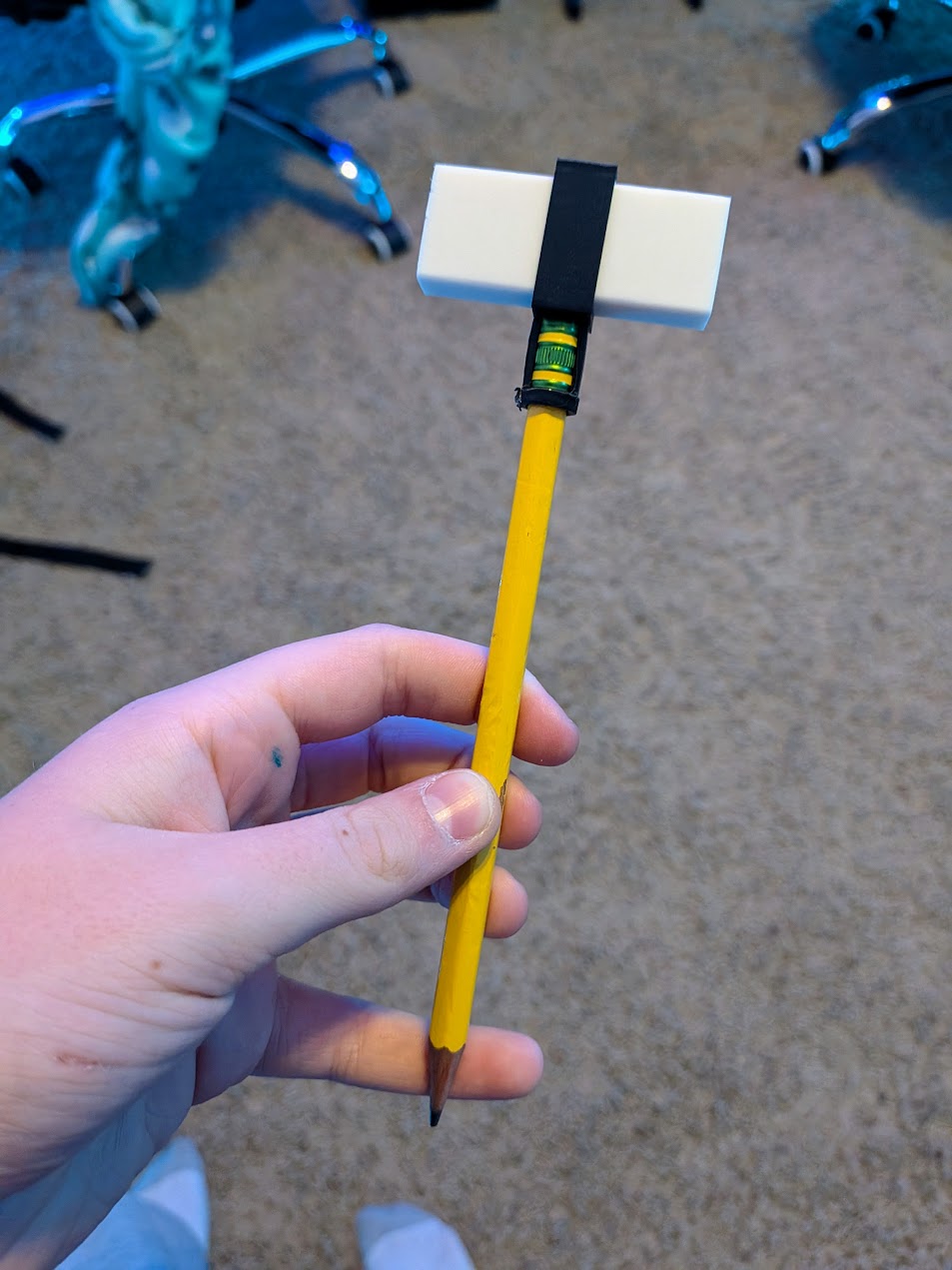 Sledgehammer Pencil Eraser Mount
