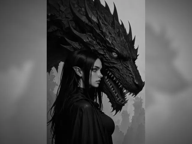 The Lady and the Dragon Hueforge