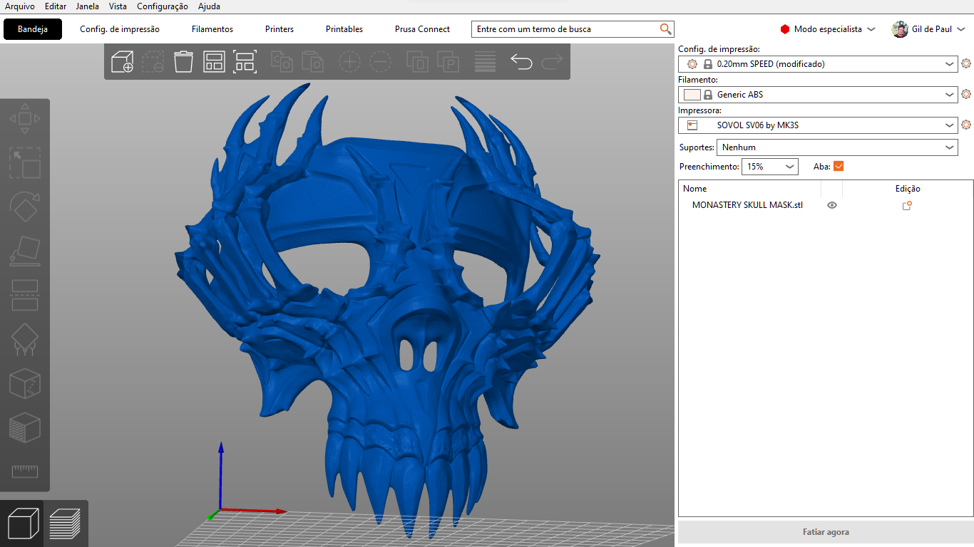 Monastery Skull Mask