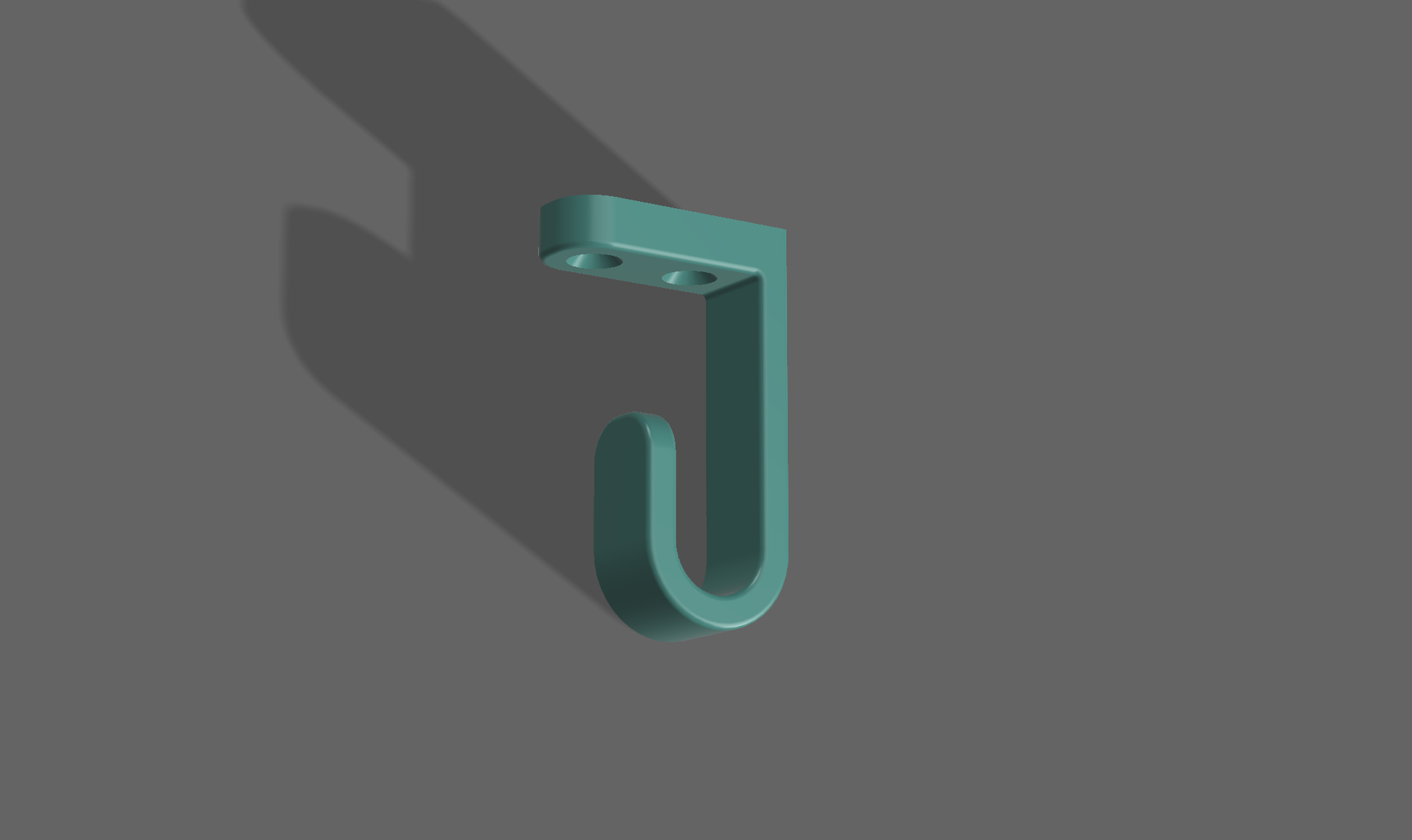 Center support for curtain tension rod