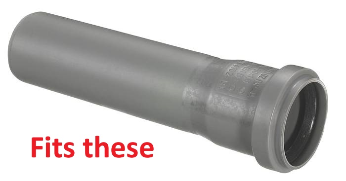 32mm drain pipe to 1/2 inch hose adapter 3D model