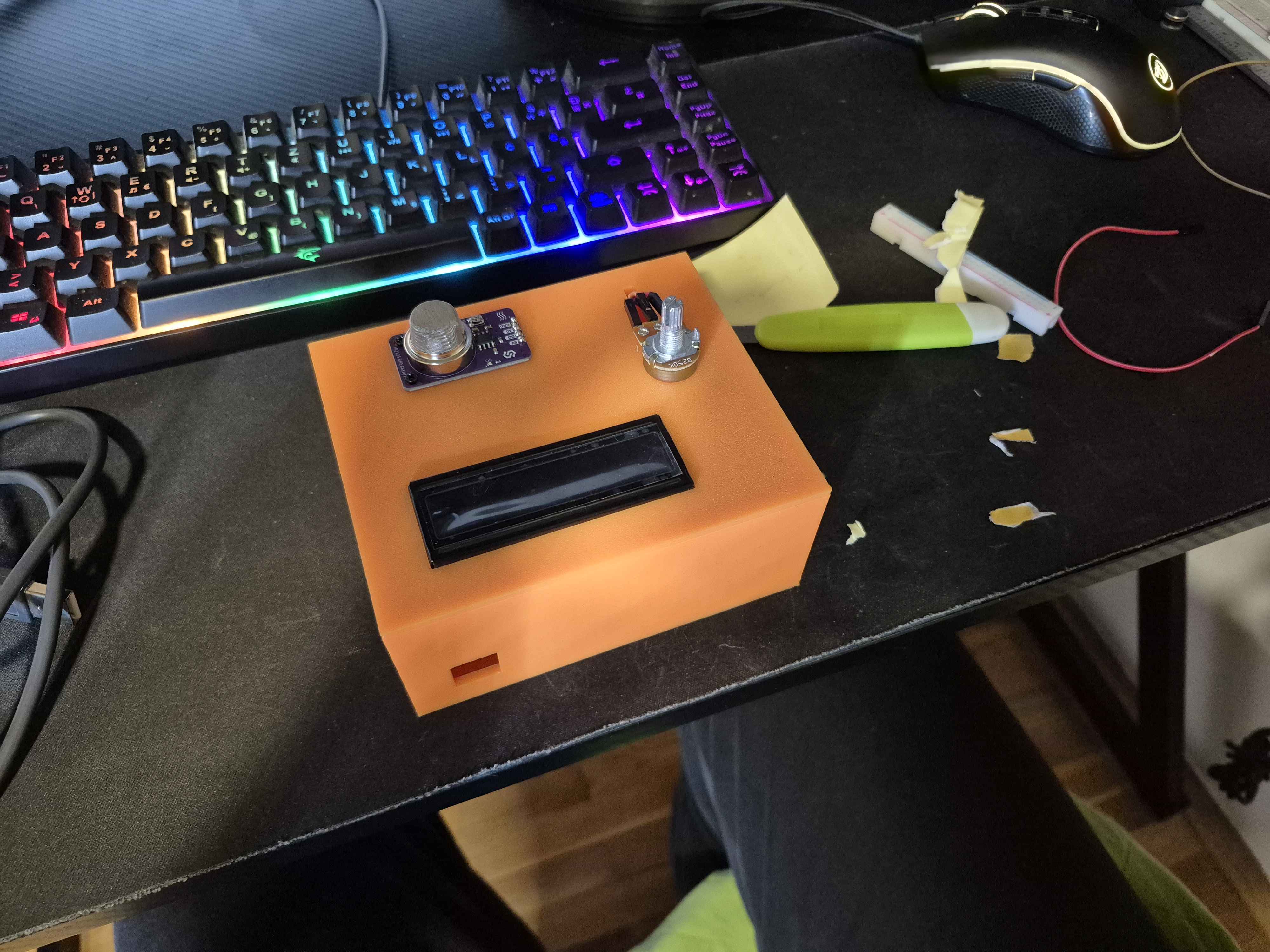 Arduino project MQ135 & LCD16x02