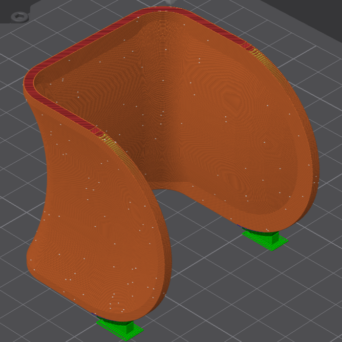 Miniatura 3 do modelo 3D Small stool / chair