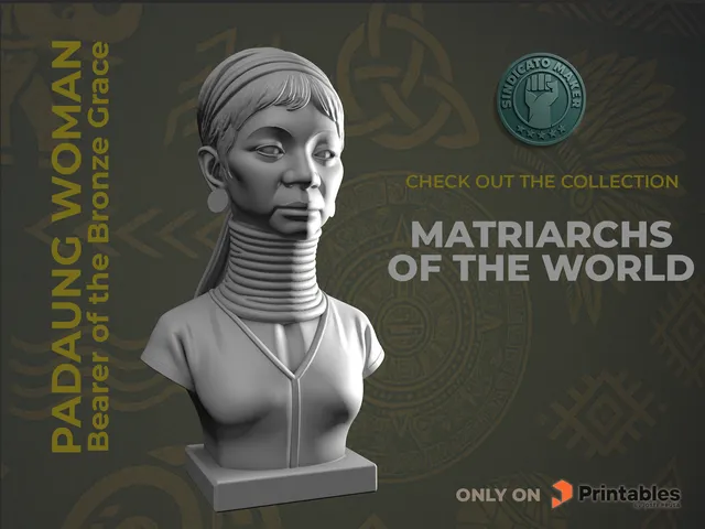Padaung woman - Bearer of the Bronze Grace