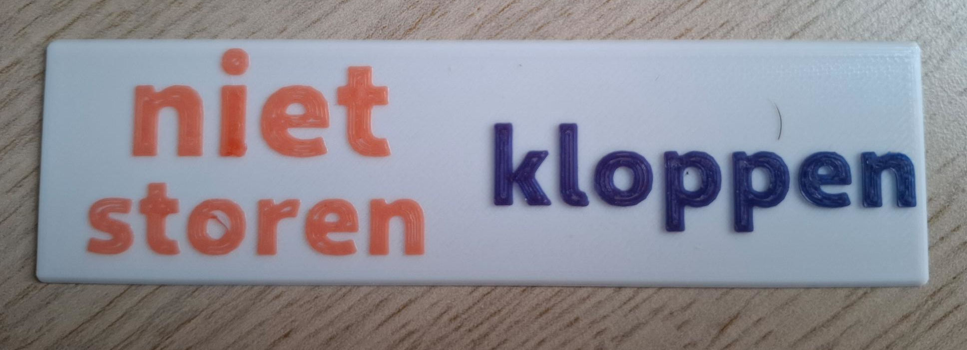 custimizable text plate for sliding sign