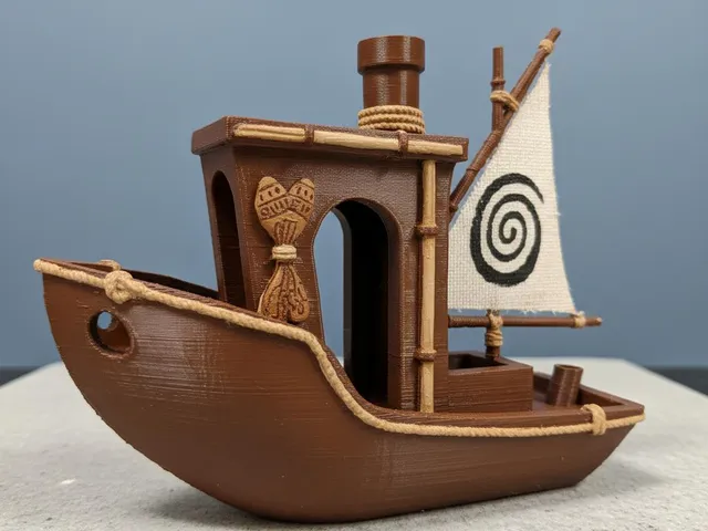 Benchy Moana: the ocean chose this Benchy (and your printer obeyed)