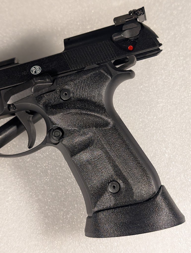 Right or Left Hand Beretta 92fs M9 Target Grips with Thumb Rest and Palm Shelf / Magwell