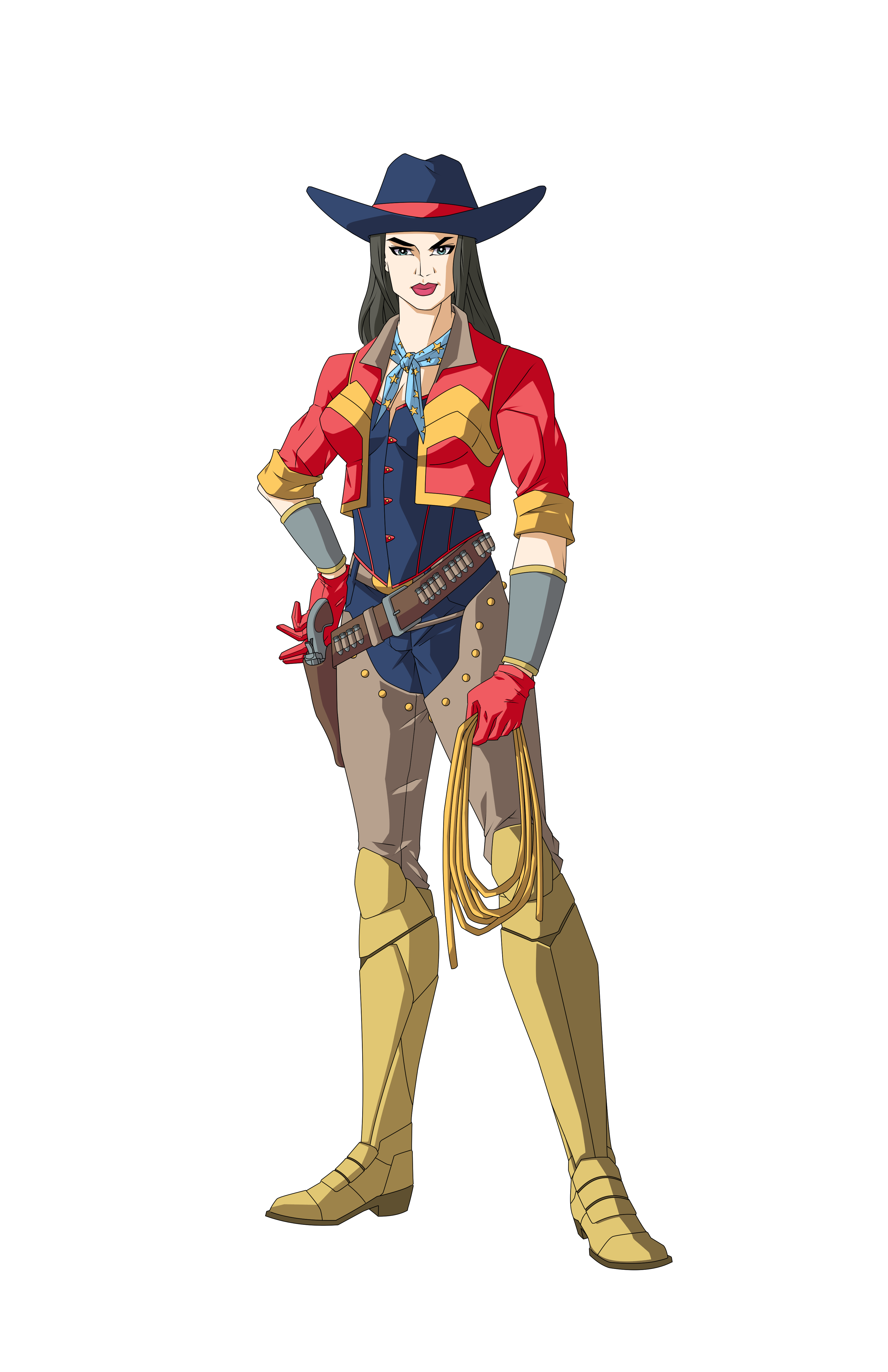 Cowgirl Wonder Woman Bust Statue