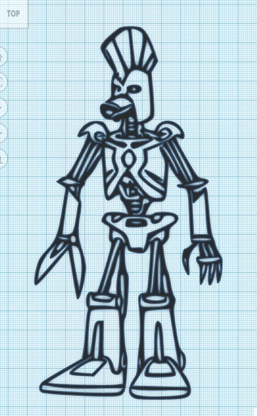 Cybernetic Ghost of Christmas Past From the Future- athf - wall art by - Robot Ghost Of Christmas Past From The Future