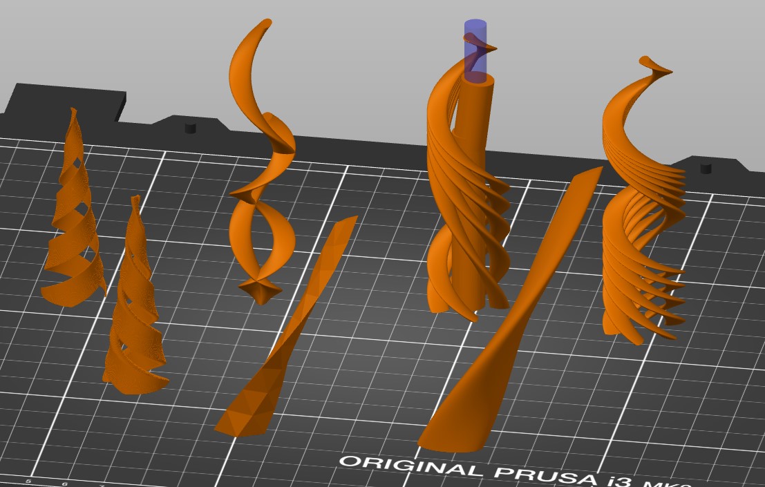 Miniatura 10 do modelo 3D Spiral earrings