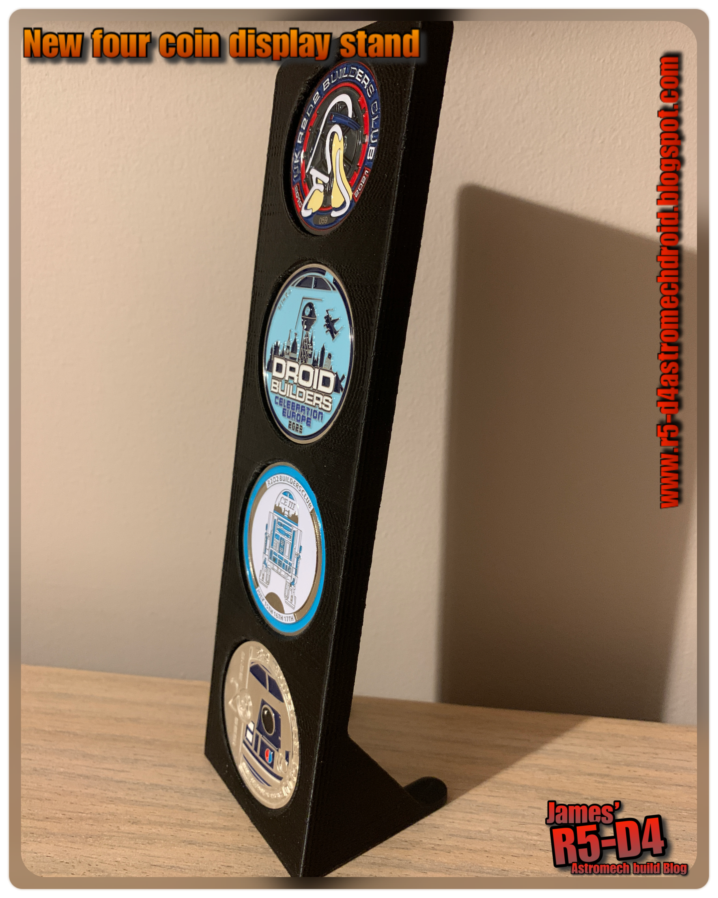 Miniatura 3 do modelo 3D 4 Coin display stand
