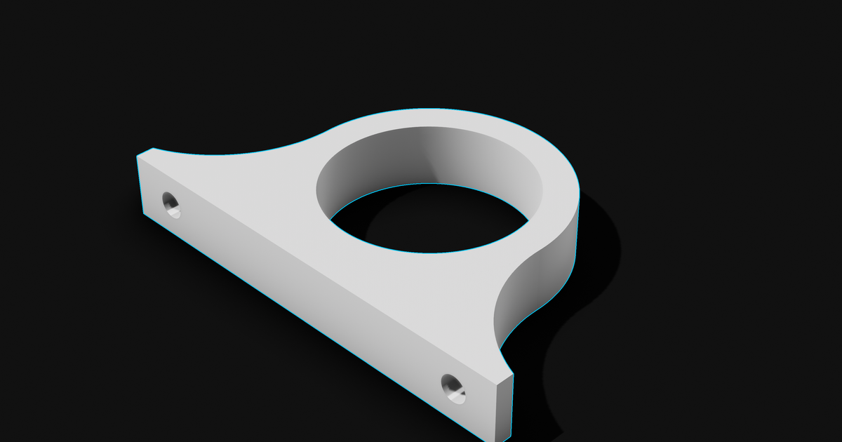 Skateboard Bearing Mount by Joshue Molina Download free STL model