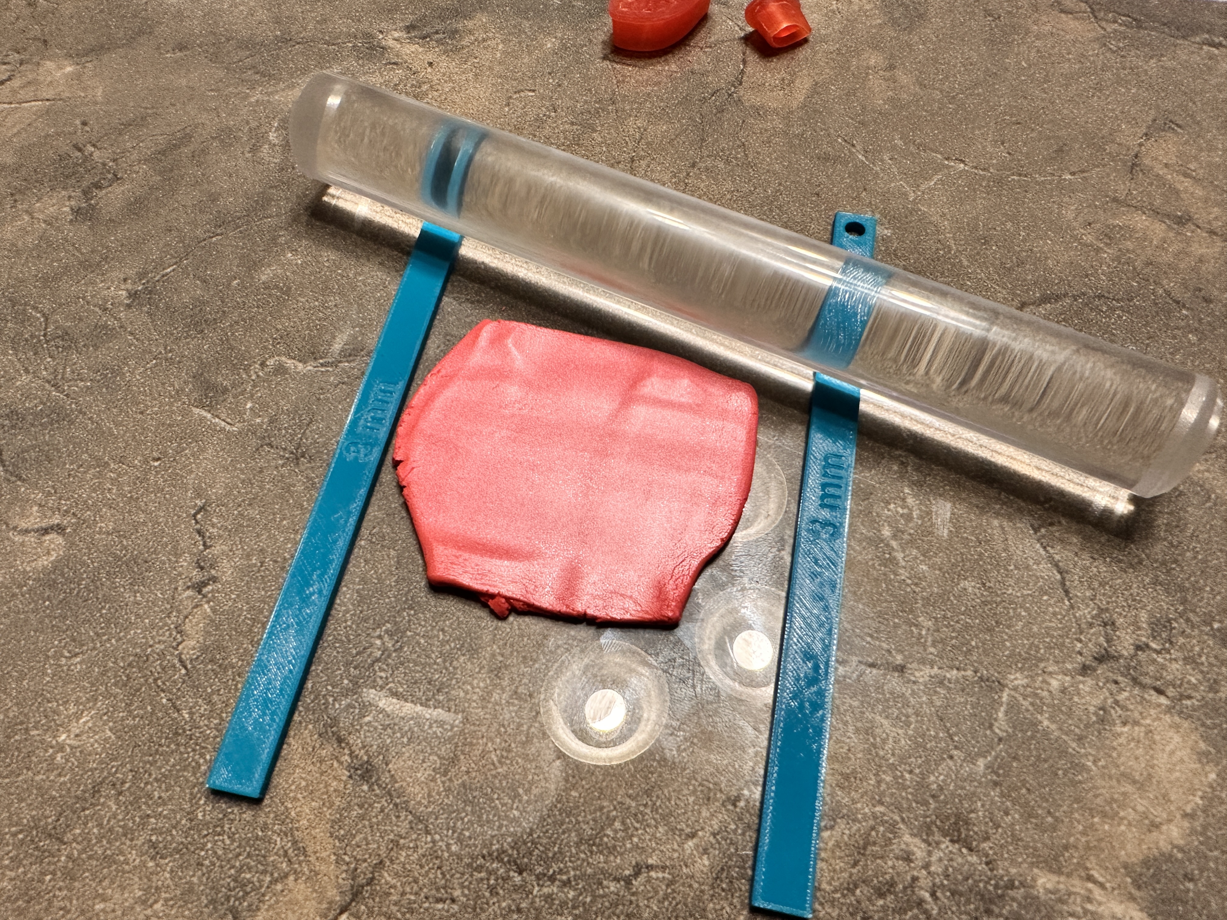 Poylmer Clay Depth Gauge
