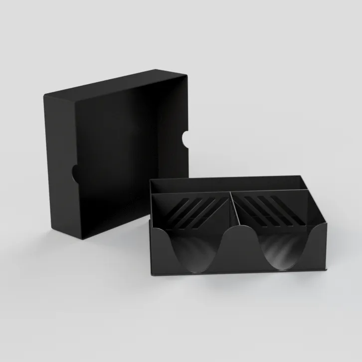 3 Compartment organizer box by 3d_goodtimes, Download free STL model