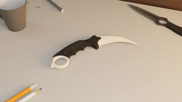 Karambit Knife CS:GO / 3d file