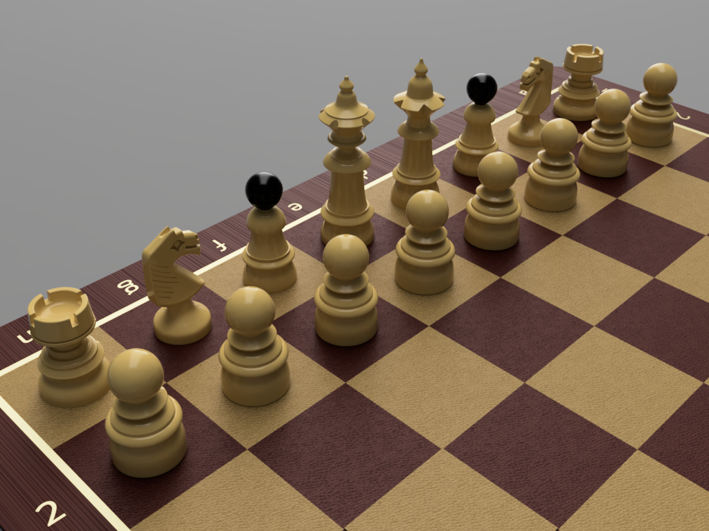 French Directoire Chess Set by Jeff Burton, Download free STL model