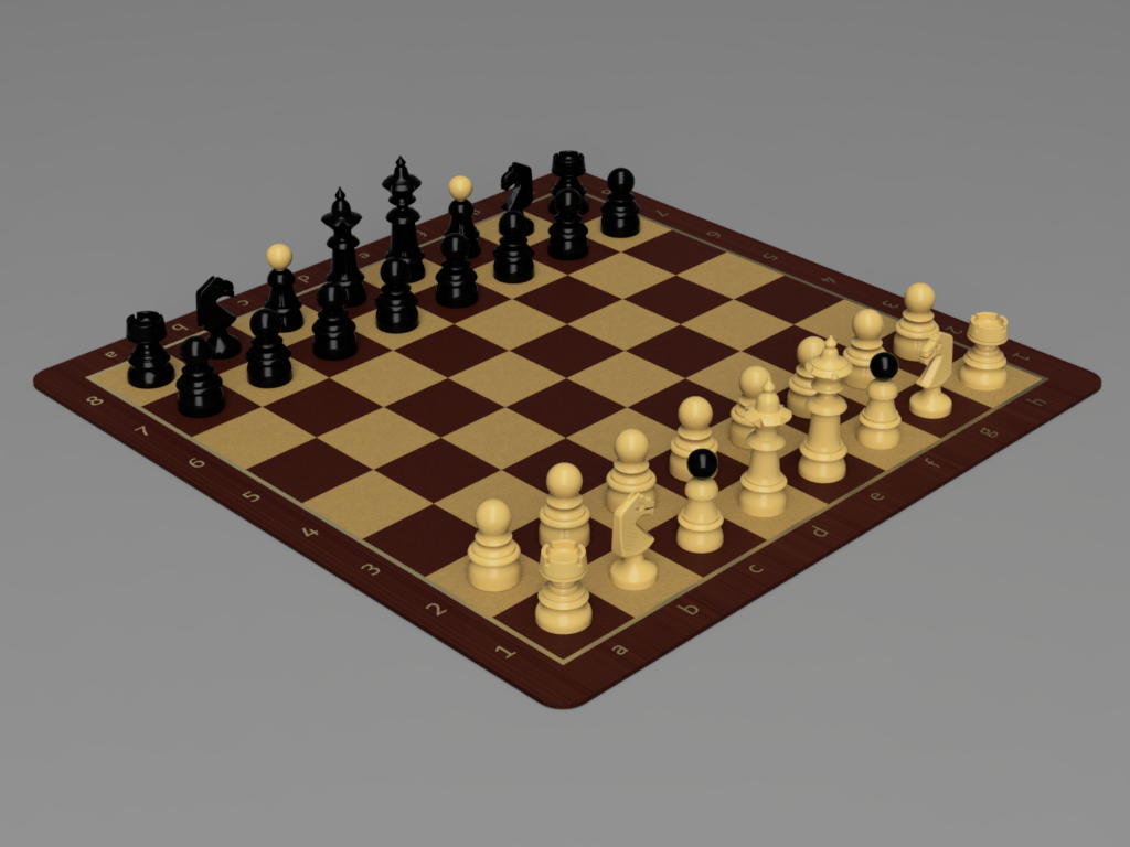 French Directoire Chess Set by Jeff Burton, Download free STL model