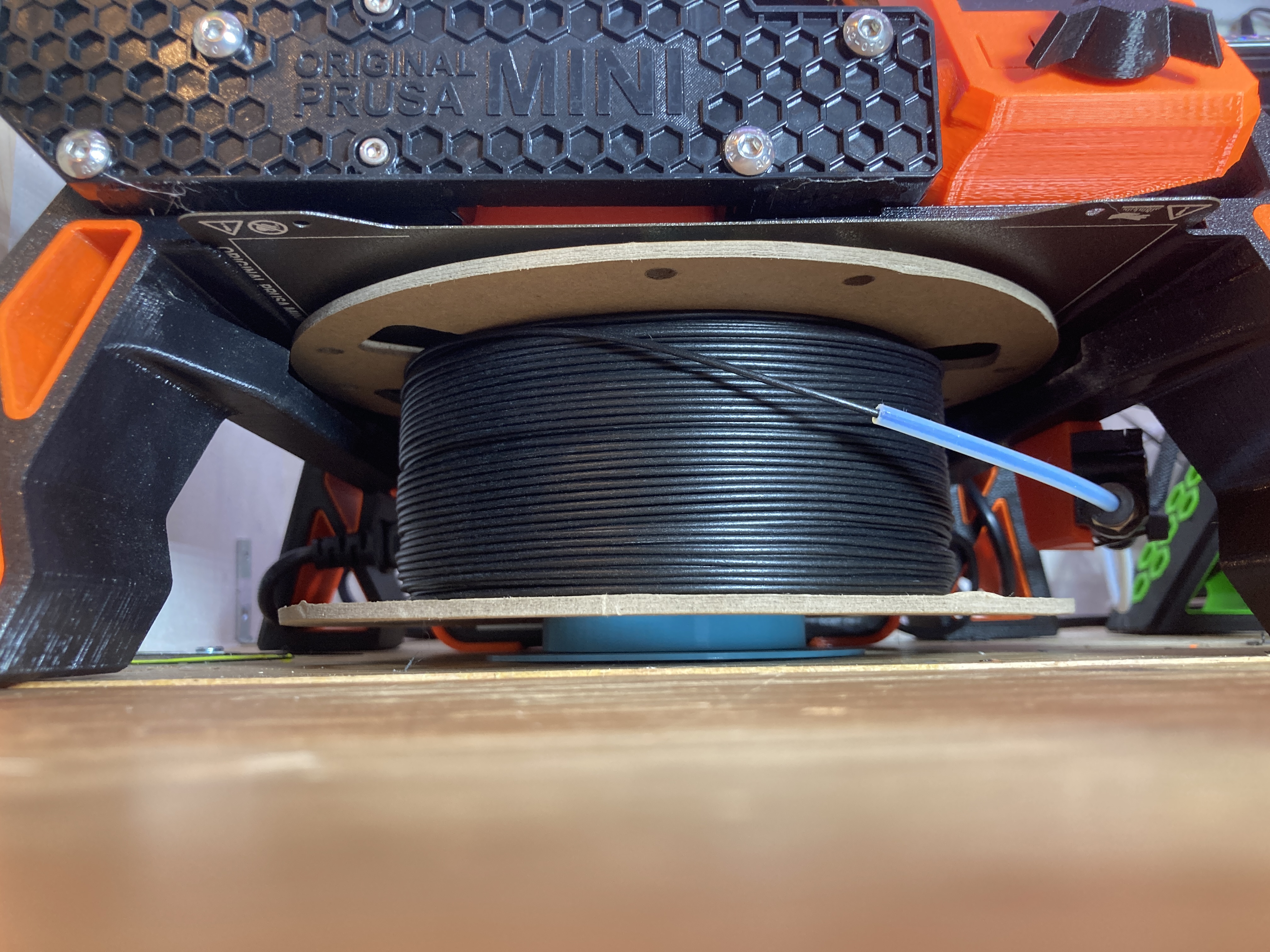 MINI Base Spool Holder - Lazy Susan for Cardboard Spools -No leg extensions necessary