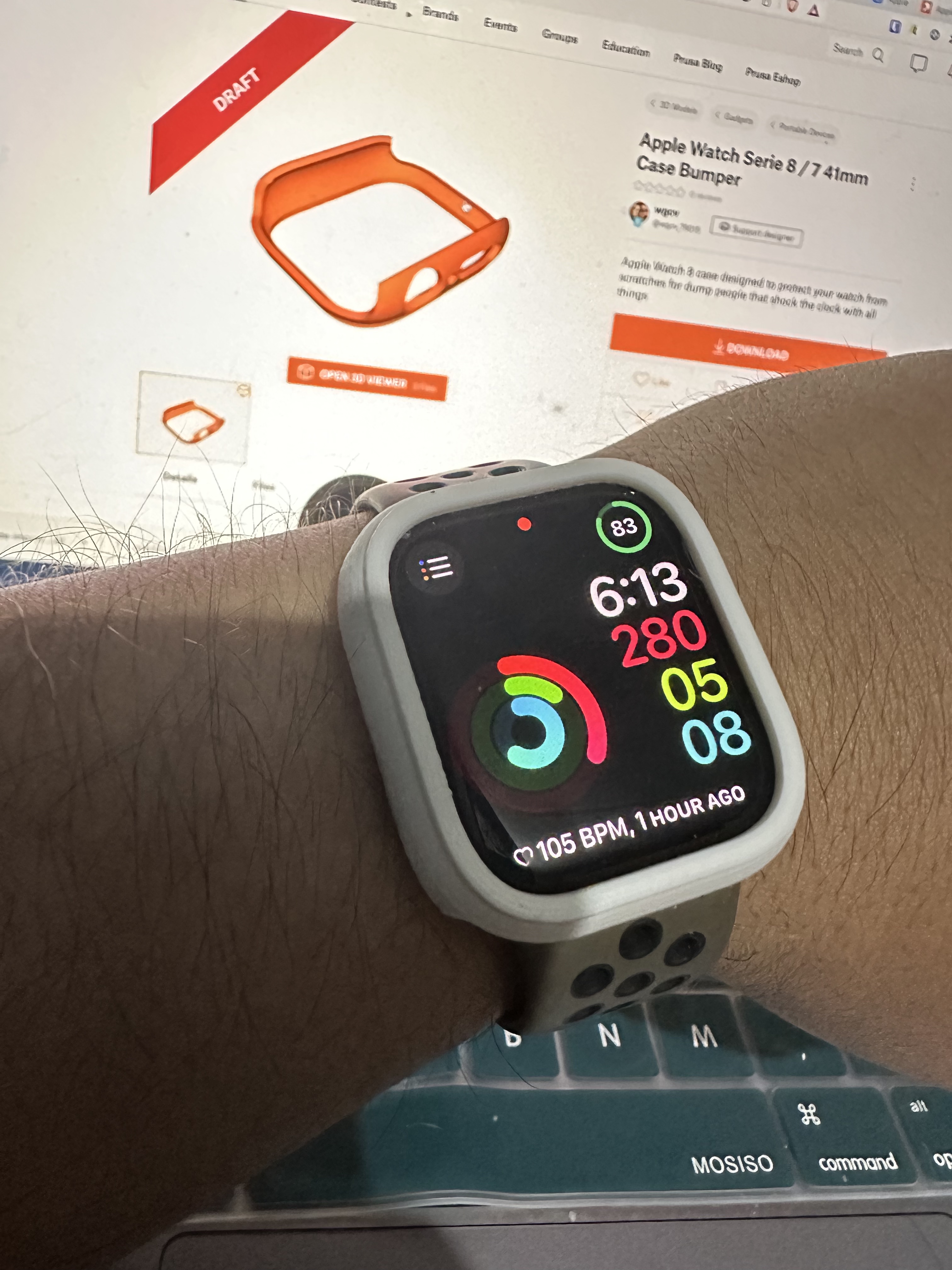 Apple Watch Serie 8 / 7 41mm Case Bumper