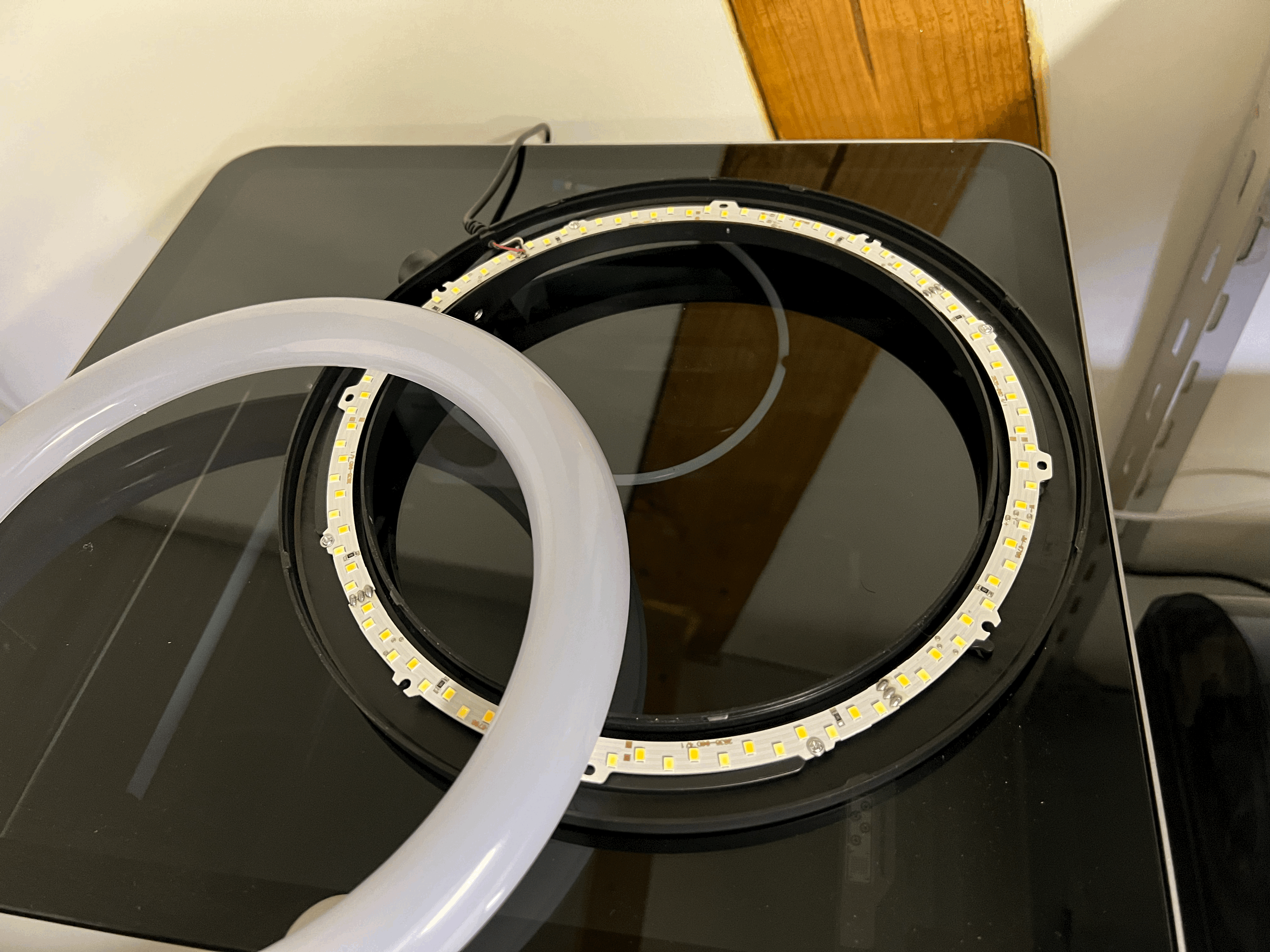 Miniatura 3 do modelo 3D bambu lab ring led light support
