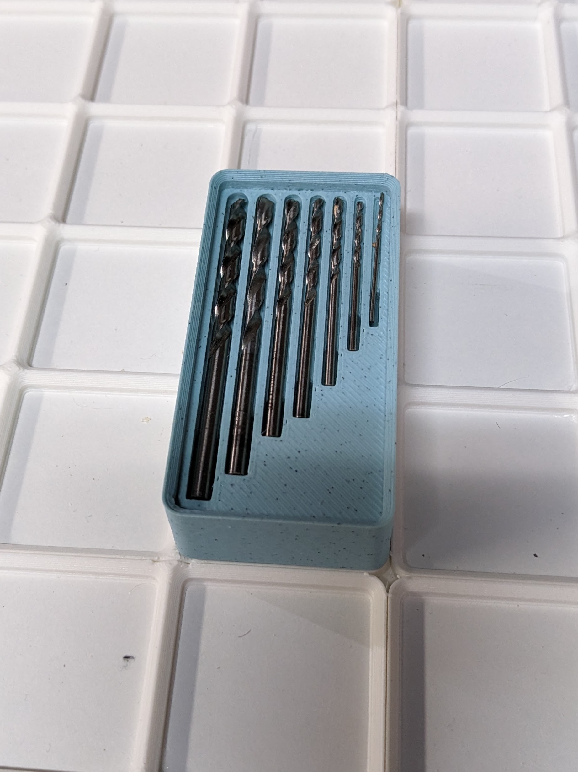 Gridfinity Drill Bit Set Holder by Flash72 Download free STL model