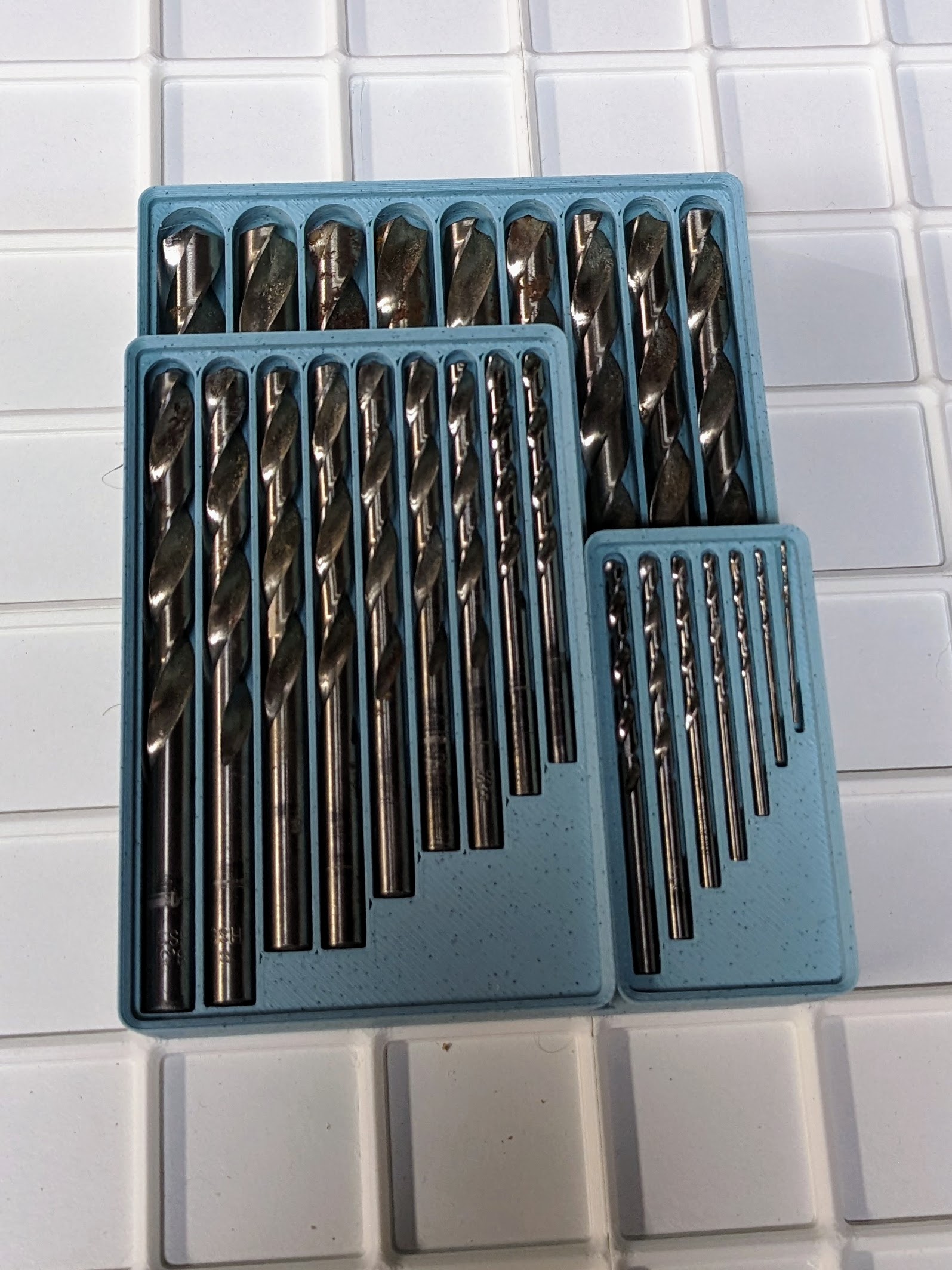 Gridfinity Drill Bit Set Holder by Flash72 Download free STL model