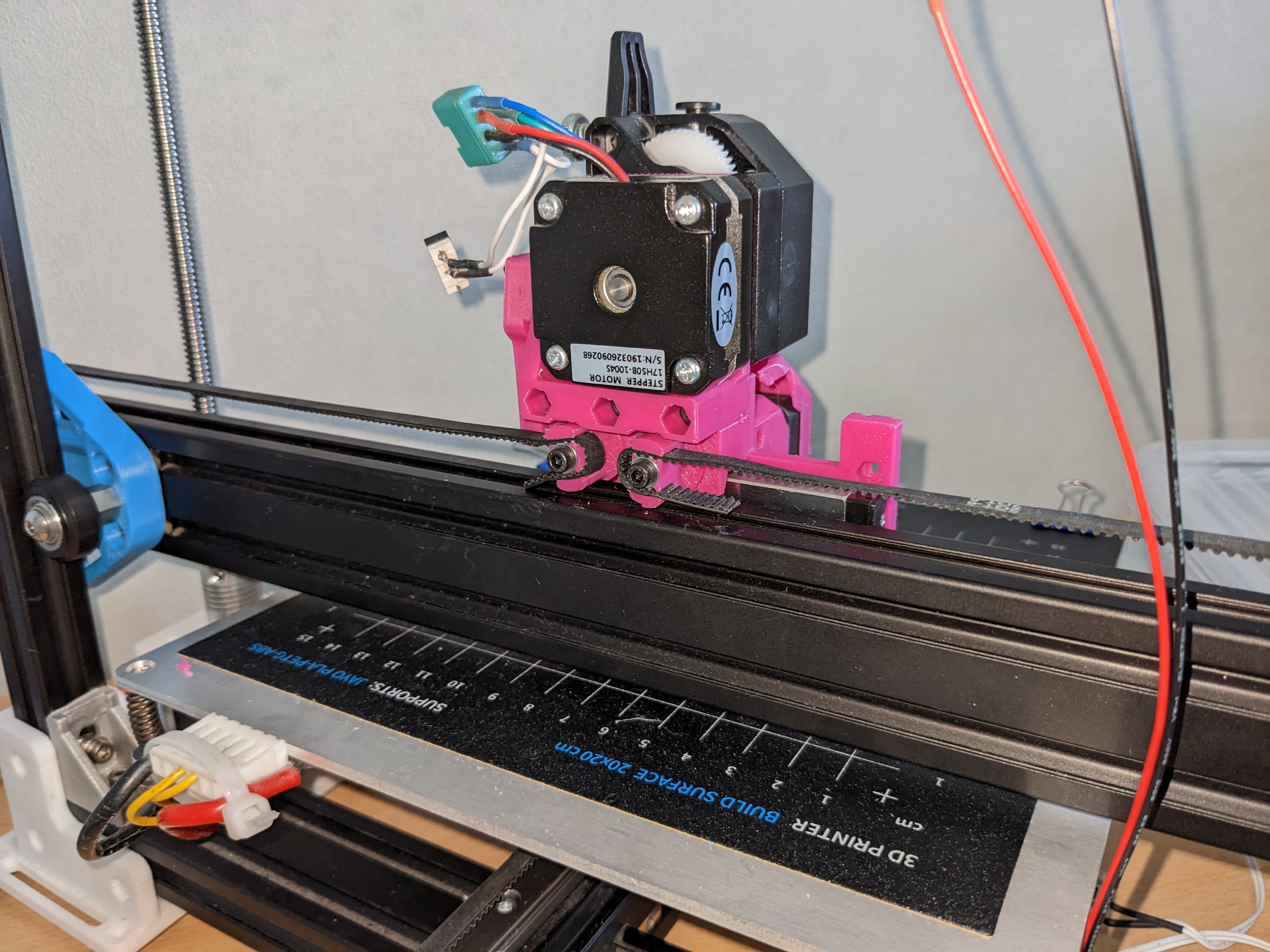 BMG V6 ABL MGN12H Direct Drive System remix for belt attachment location 3D model thumbnail