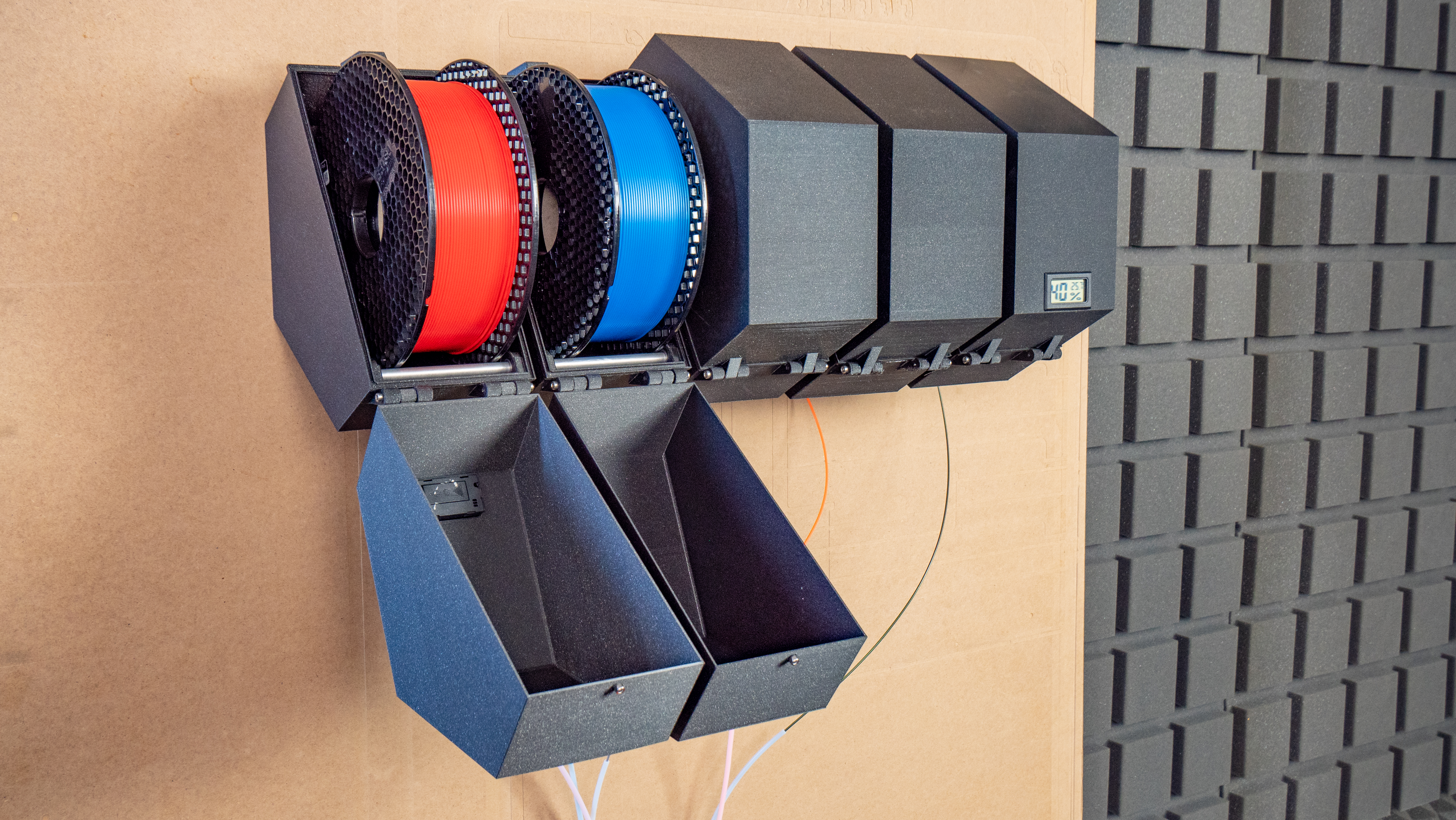 Miniatura 5 do modelo 3D Wall-mounted drybox - with sensor