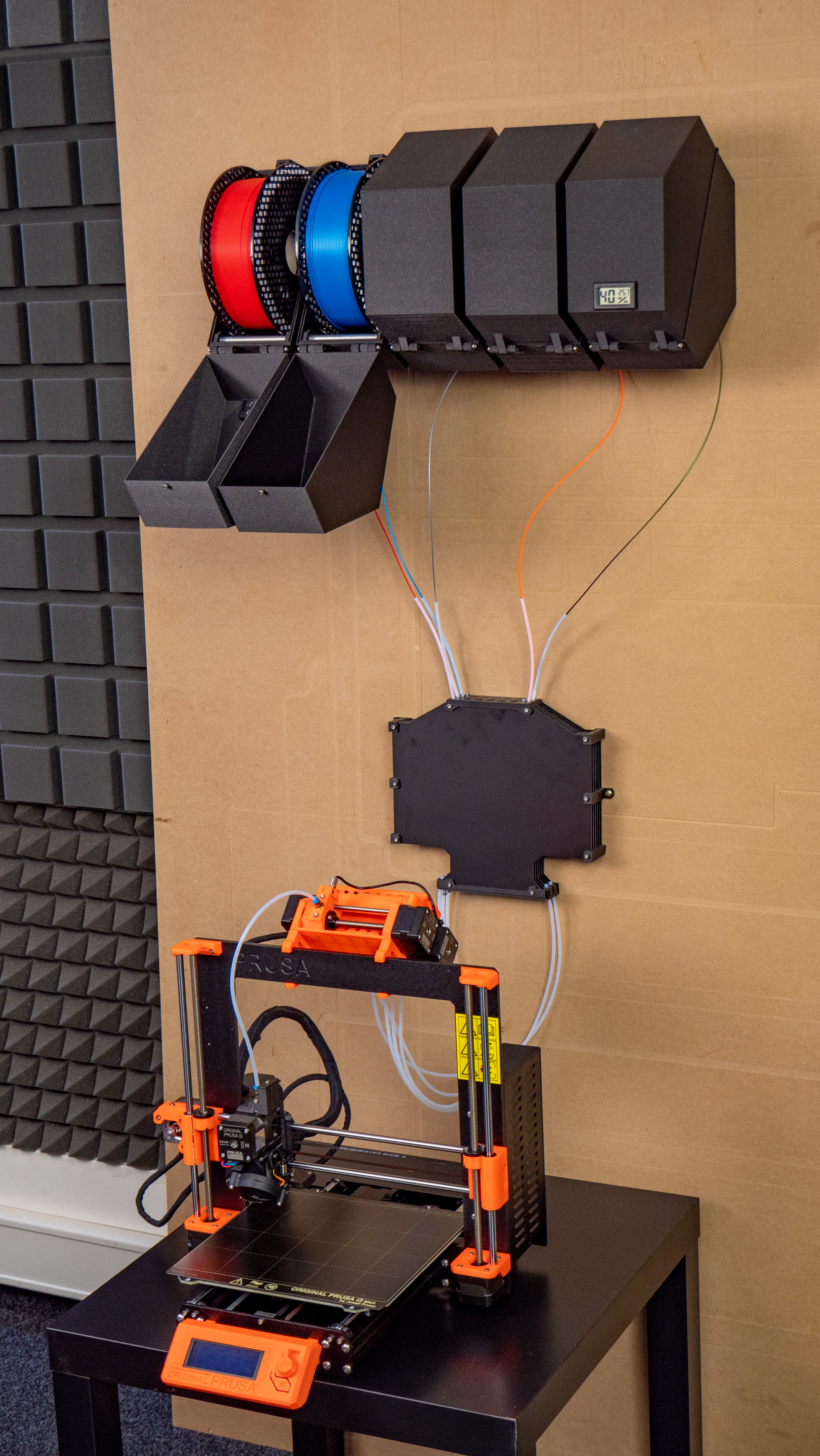 Miniatura 6 do modelo 3D Wall-mounted drybox - with sensor