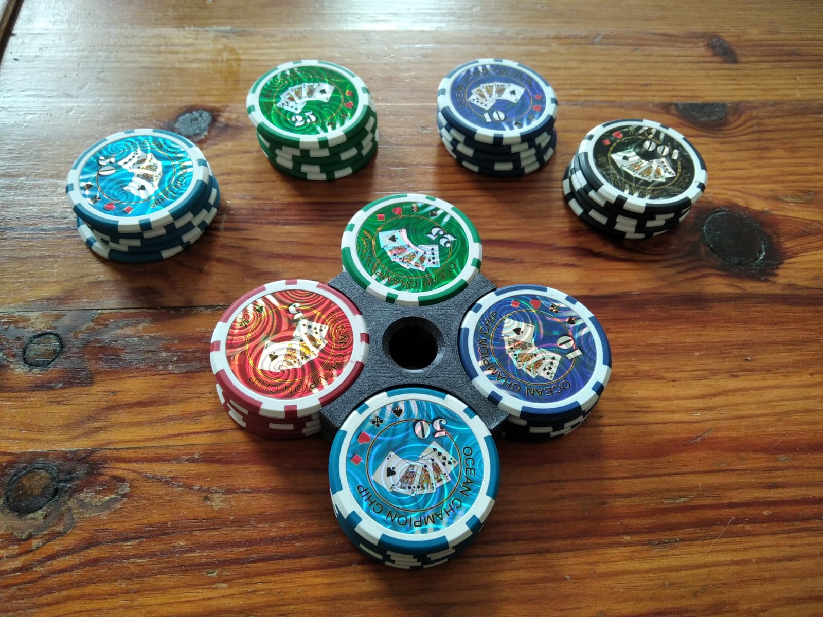 Simple Poker Chip Stacker by 3dreamer Download free STL model